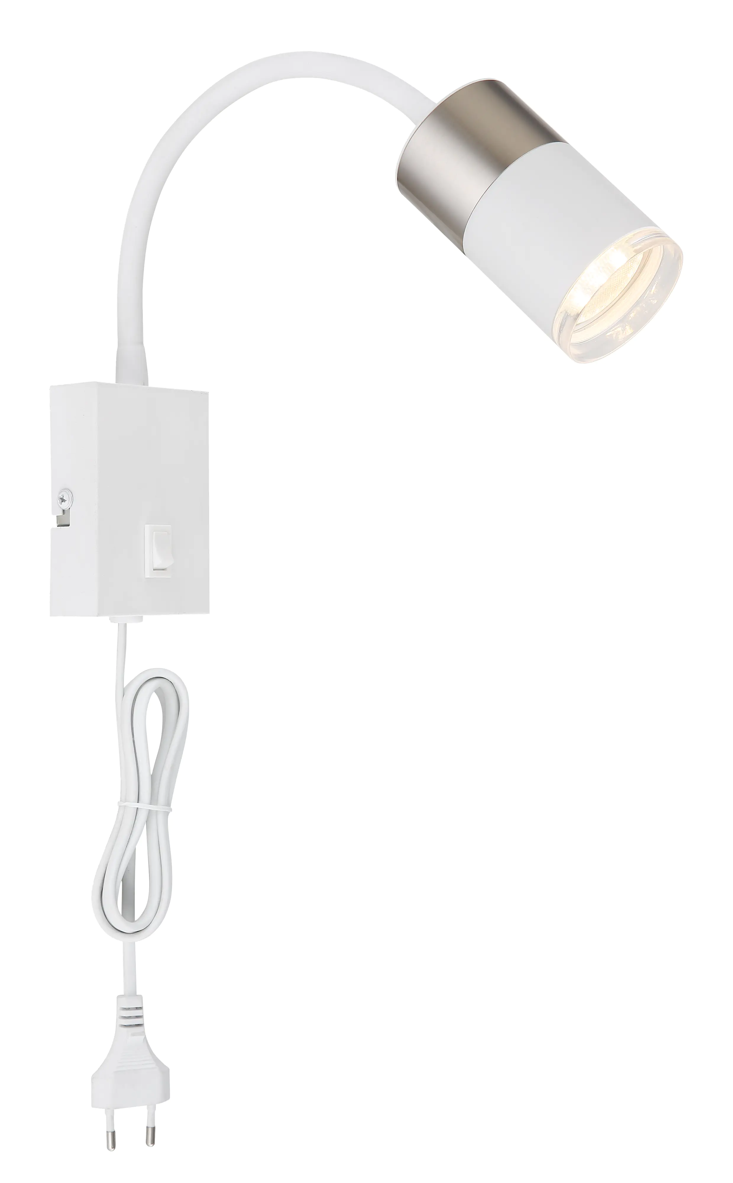 Globo Wandleuchte Brisbon weiß matt 7 x 43 cm GU10 Globo Wandleuchte Brisbon weiß matt 7 x 43 cm GU10