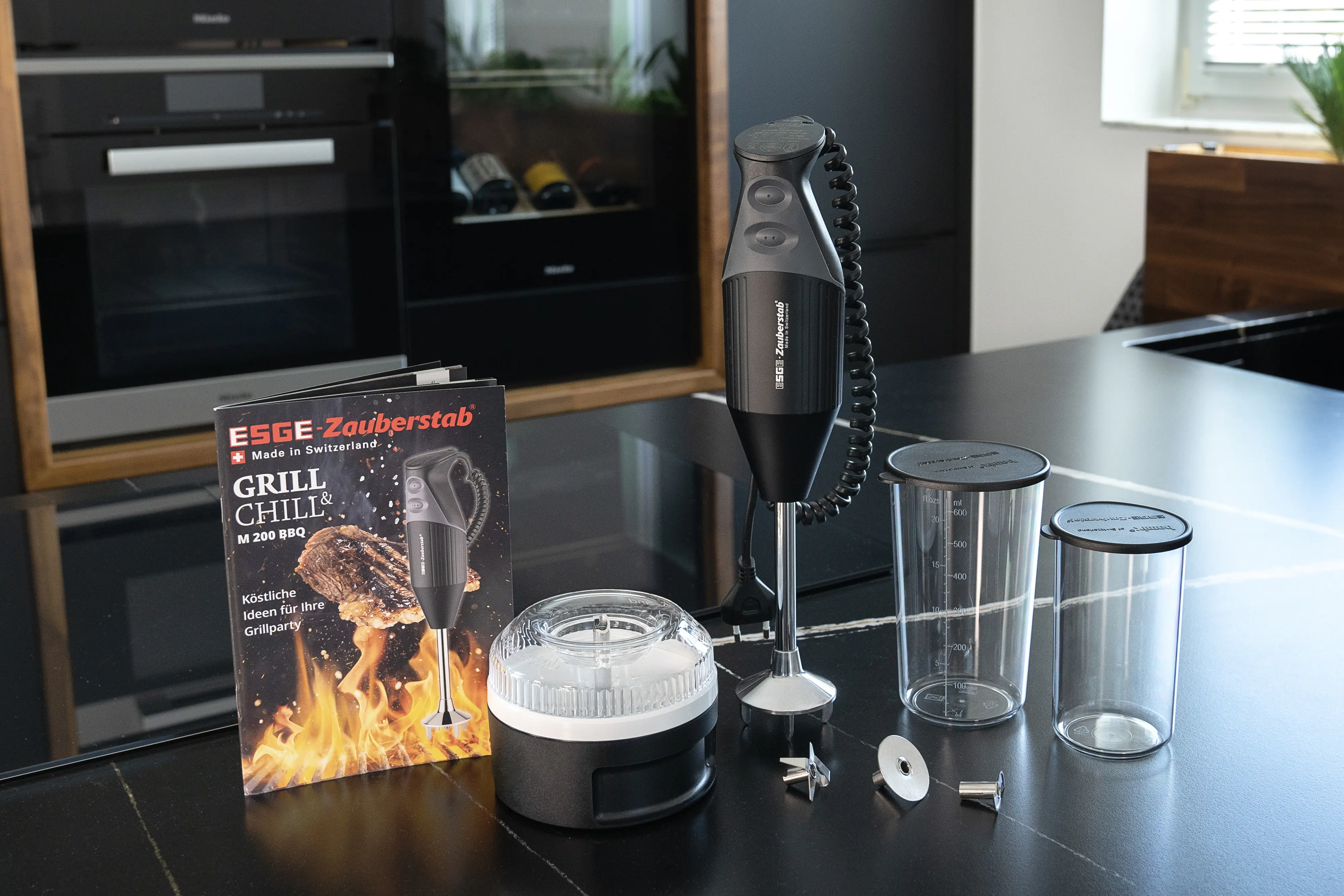 ESGE Stabmixer M 200 BBQ 200 W Rezeptbuch Zauberstab