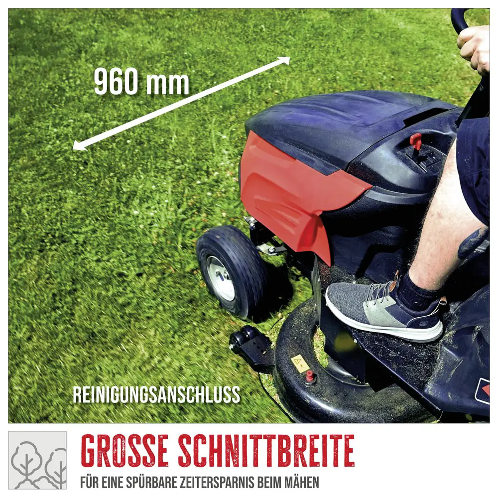 Güde Benzin-Rasentraktor GAR 960 T 8,2 kW 96 cm Schnittbreite