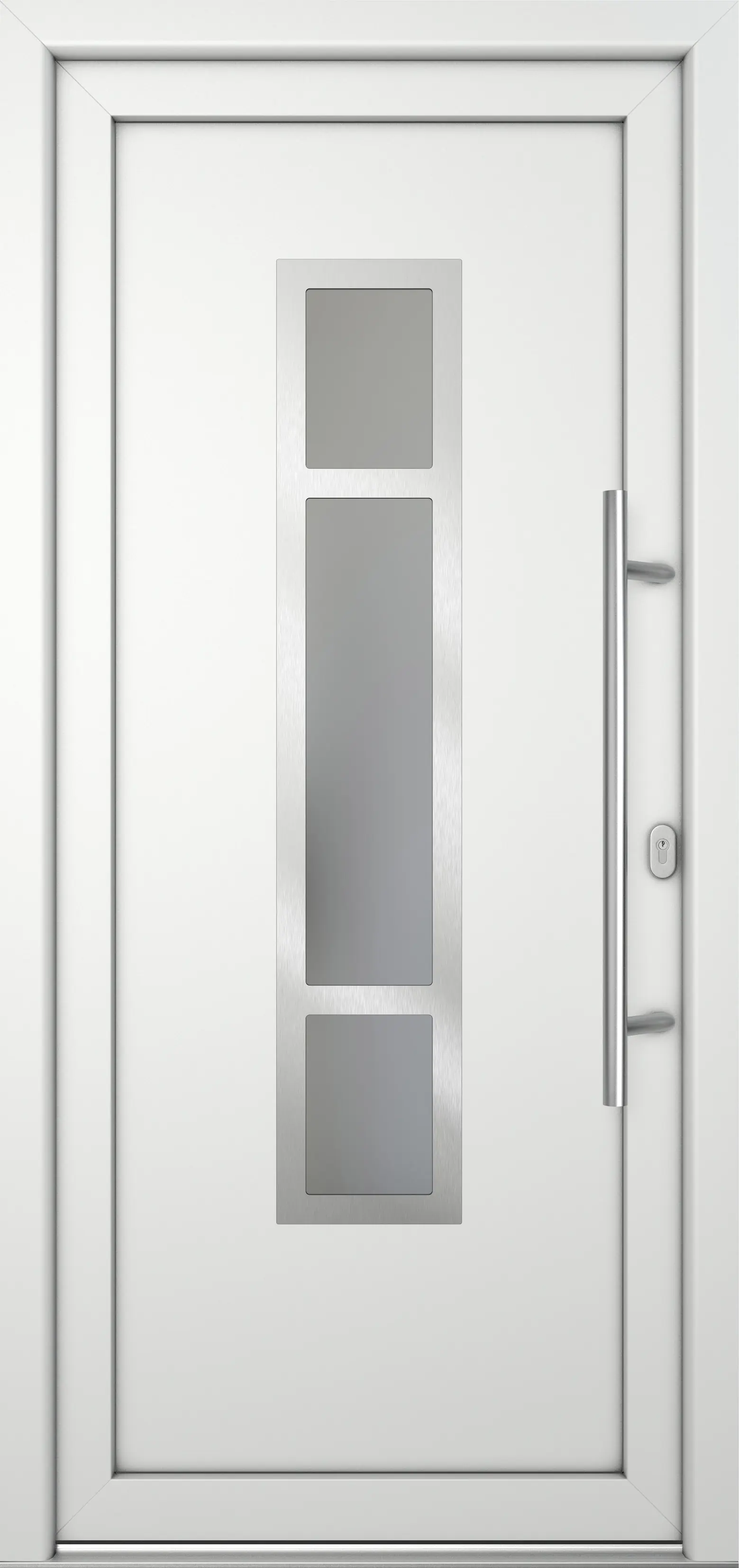 Meeth Haustür Signum Pro PVC Modell 87 A 88 x 200 cm DIN Rechts weiß