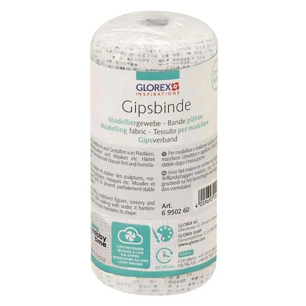 Glorex Gipsbinde 2 m x 10 cm