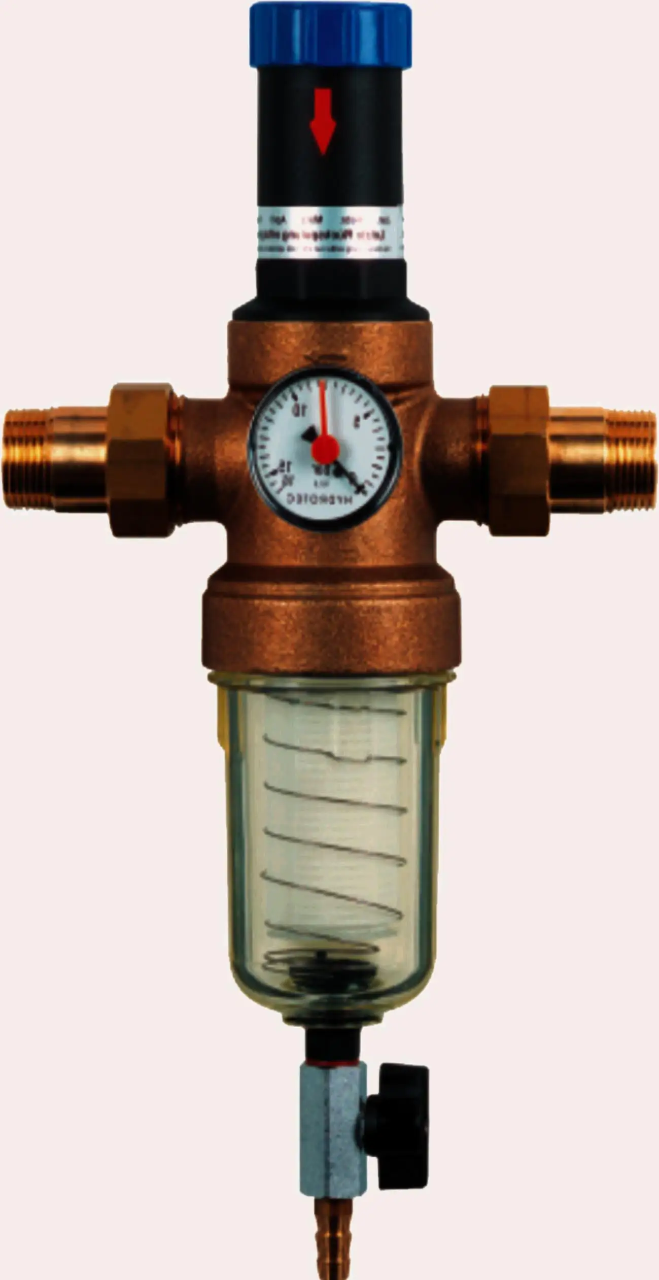 Rückspülfilter 25,4 mm (1 ") / mit Druckminderer