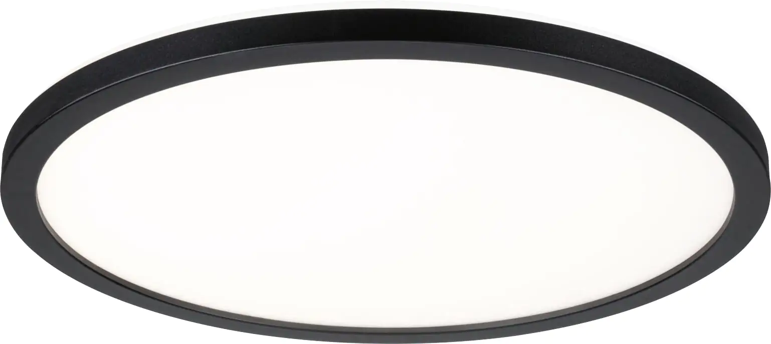 Paulmann LED Panel Atria Shine schwarz Ø 29,3 cm warmweiß