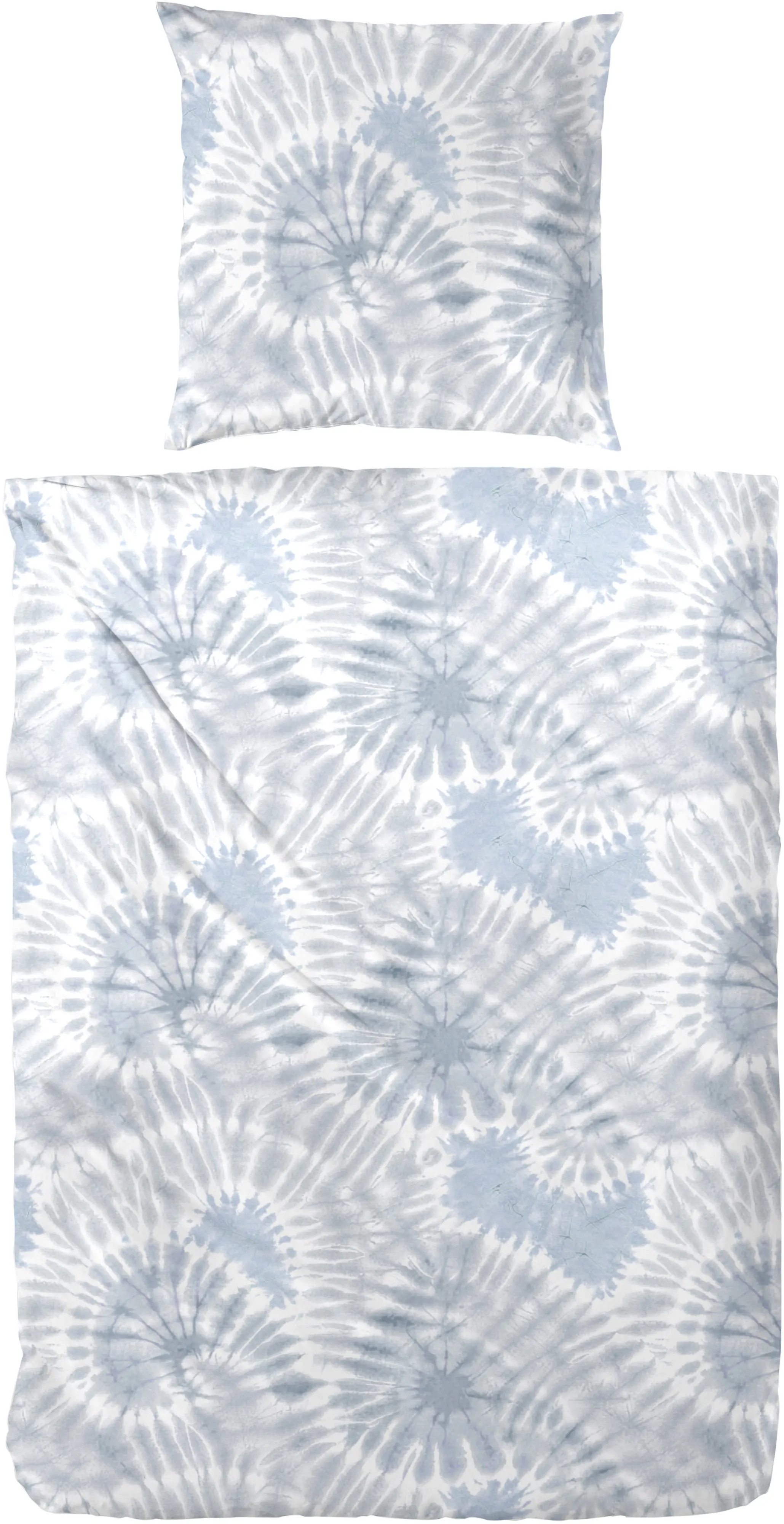 Renforce Bettwäsche Batik 135 x 220 cm blau