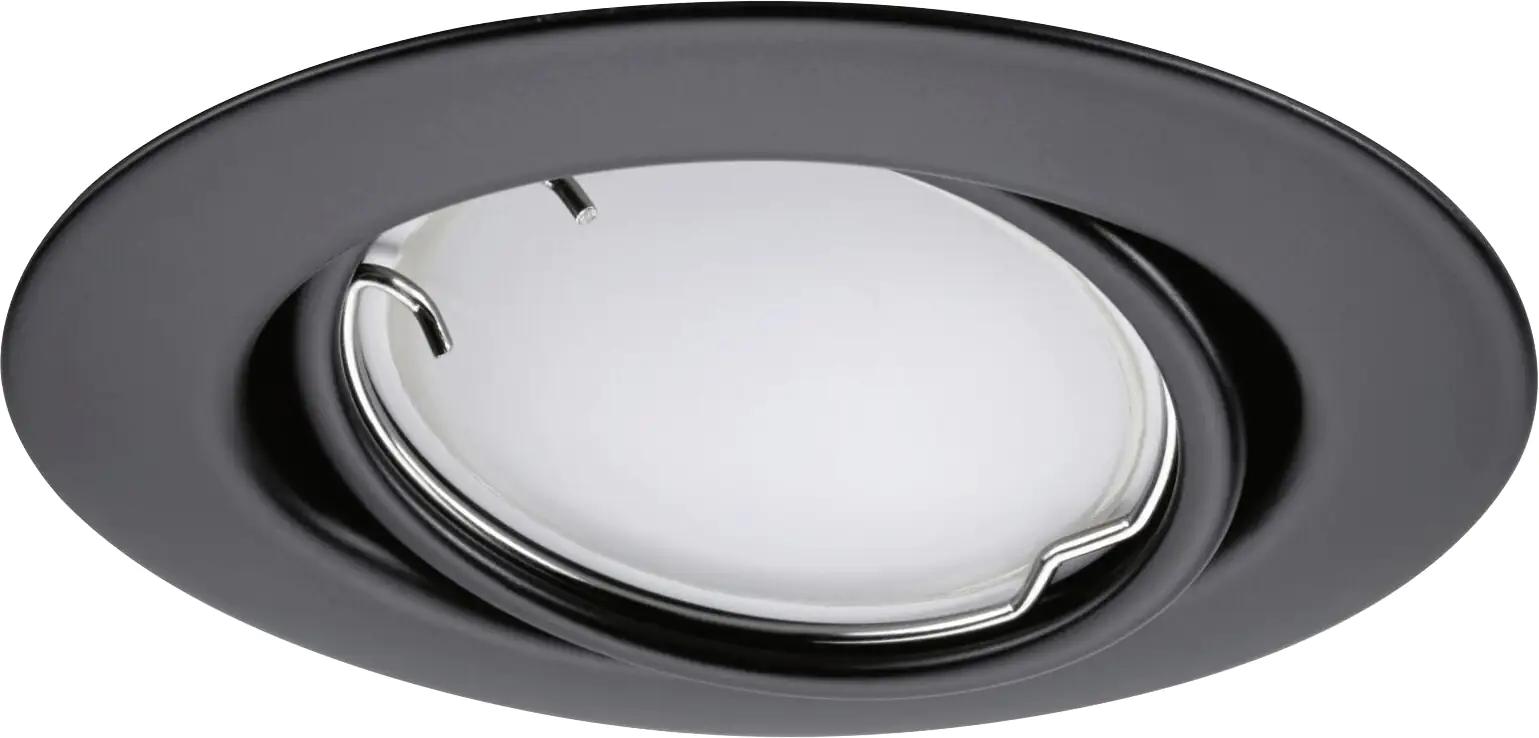 Paulmann LED Einbauleuchte Coin Base 3er Set schwarz matt Zigbee RGBW RGBW Ø 9 cm schwenkbar 