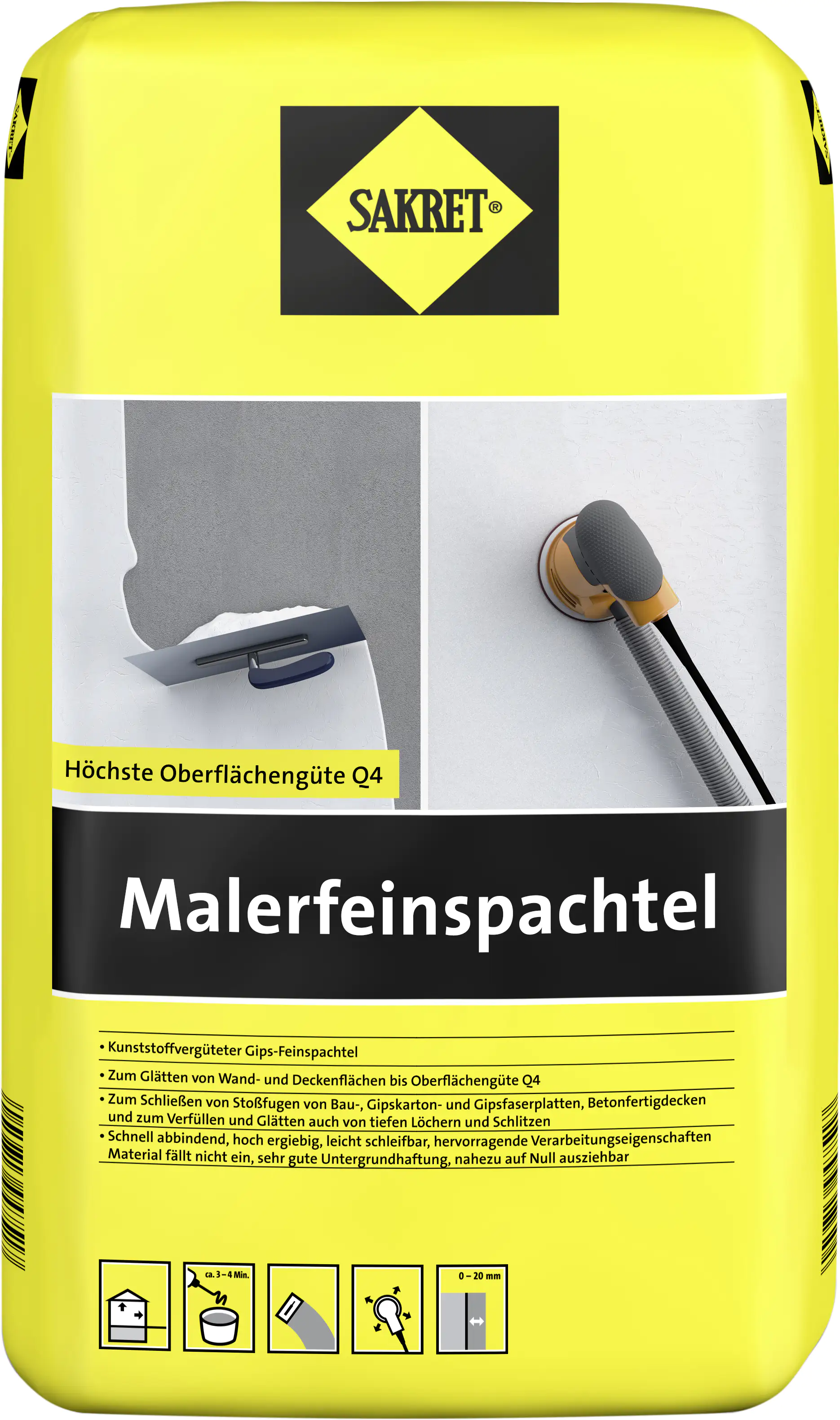 SAKRET Malerfeinspachtel 20 kg