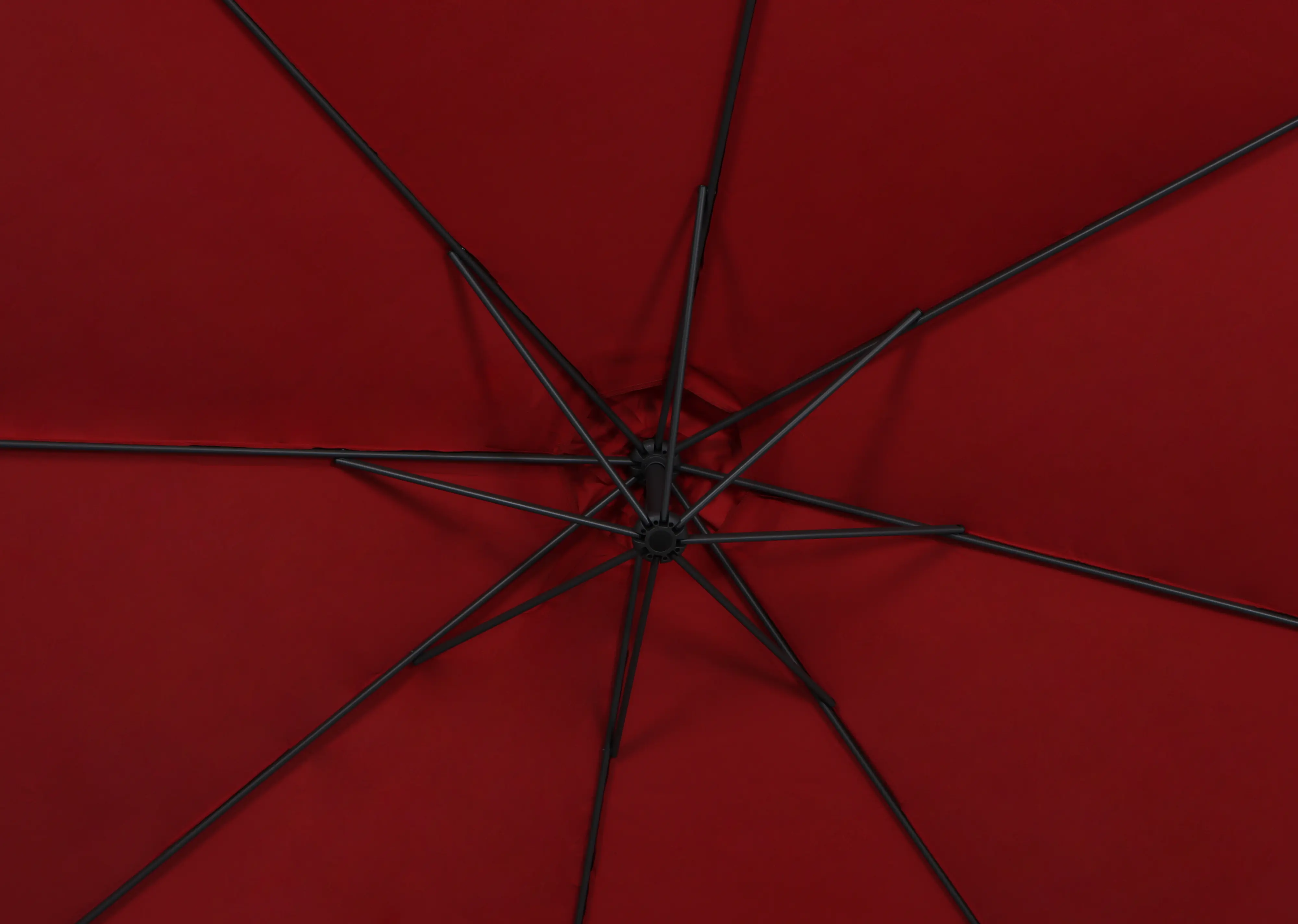 TrendLine Ampelschirm dunkelrot Ø 300 cm inkl. Kreuzständer