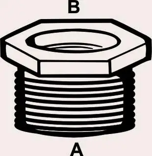 Cornat Reduzierstück messing verchromt 3/4" x 1/2" Innen- und Außengewinde