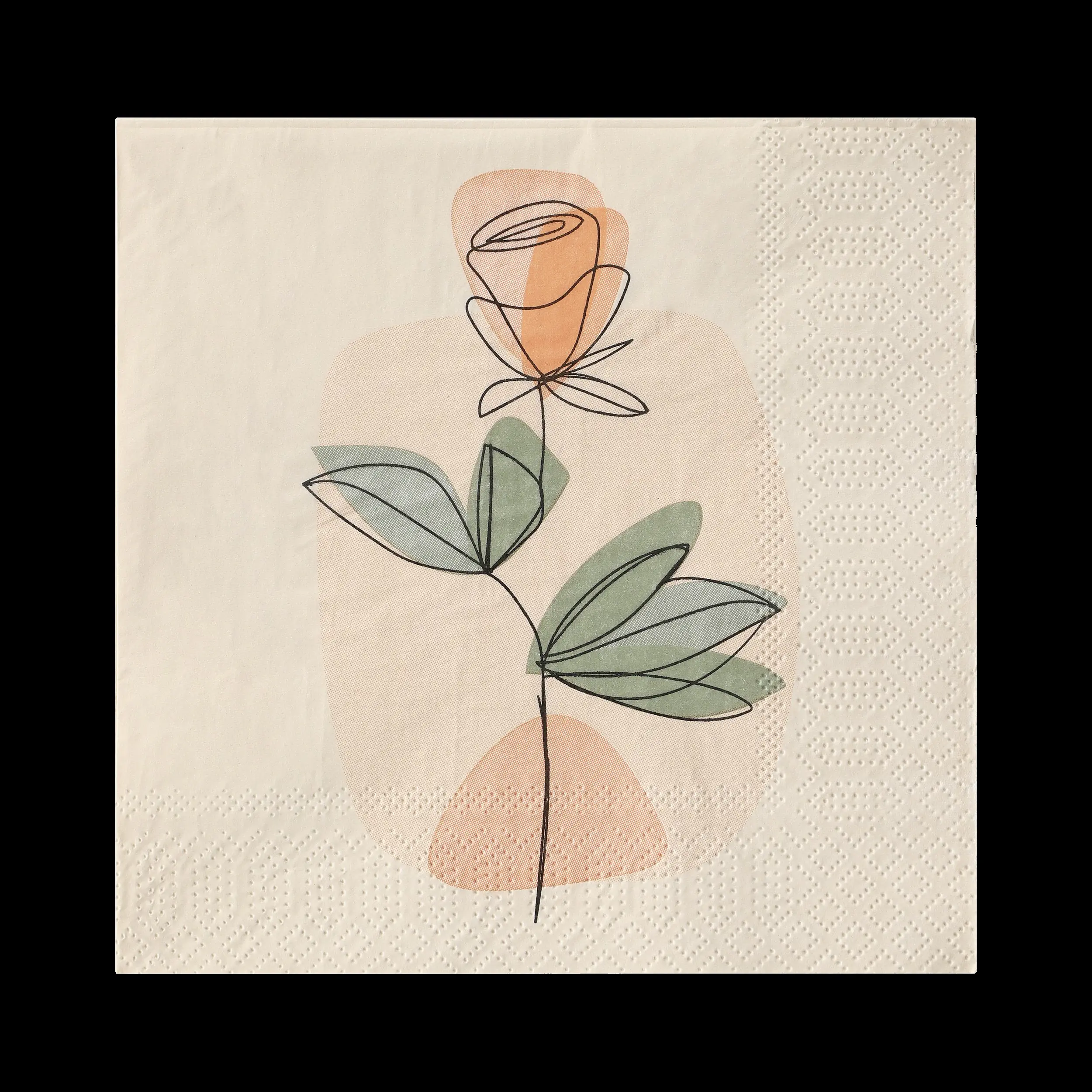 Eglo Servietten Motiv Blume Mahuli rosa bunt 17 x 17 cm - 20er Pack