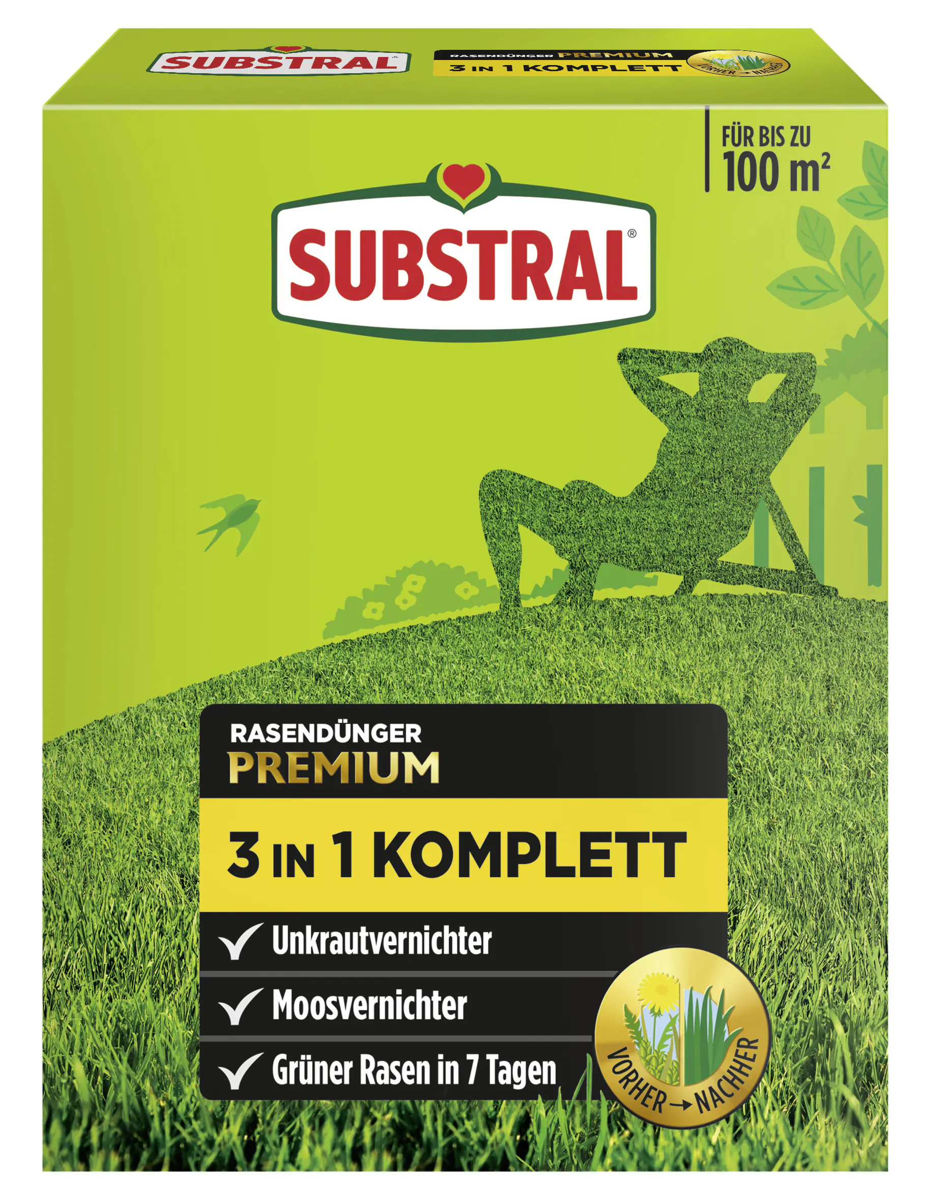 Substral Rasendünger Premium 3in1 Komplett 100 m²