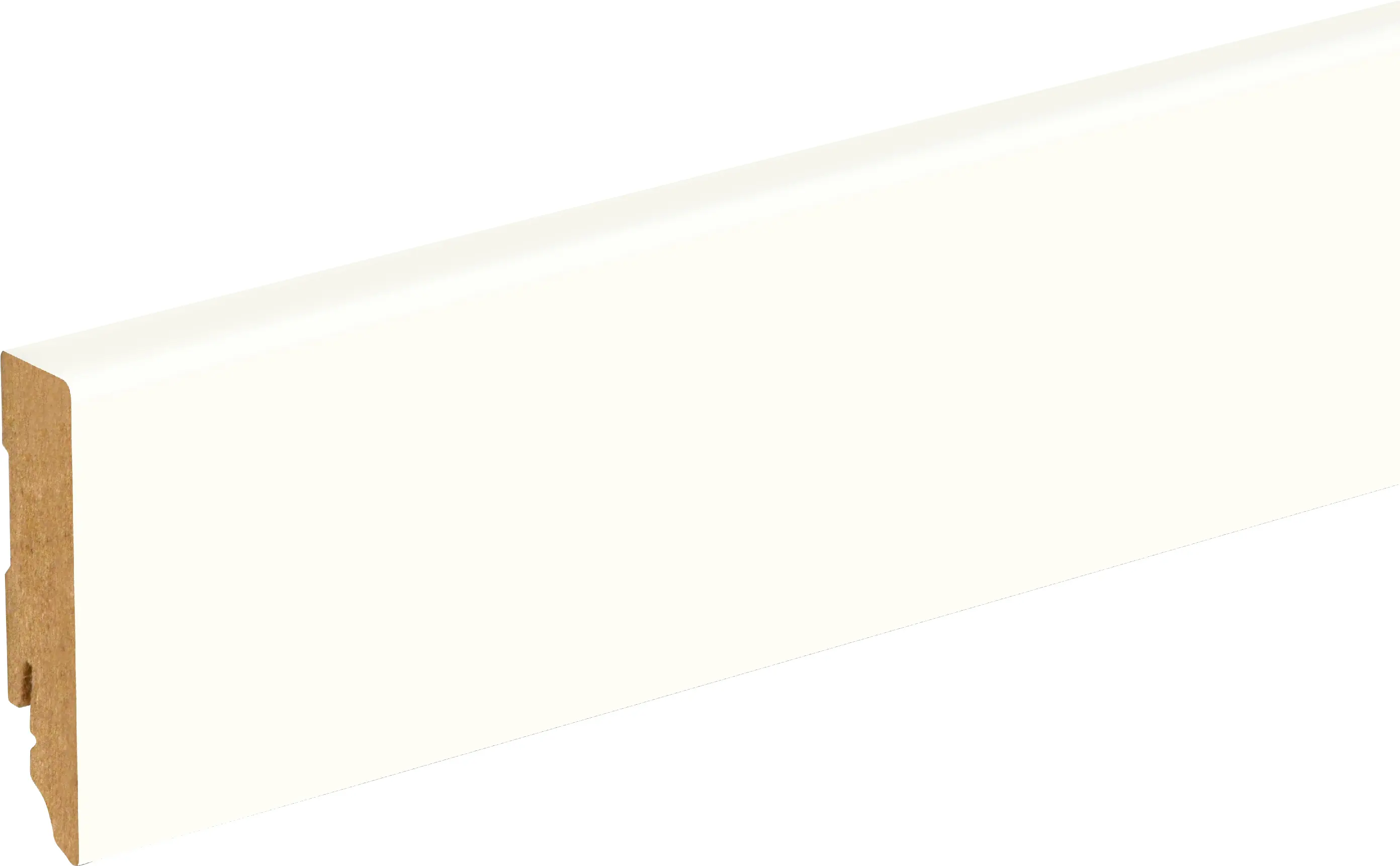 Neuhofer Fußleiste 240 cm 70 x 19 mm weiß