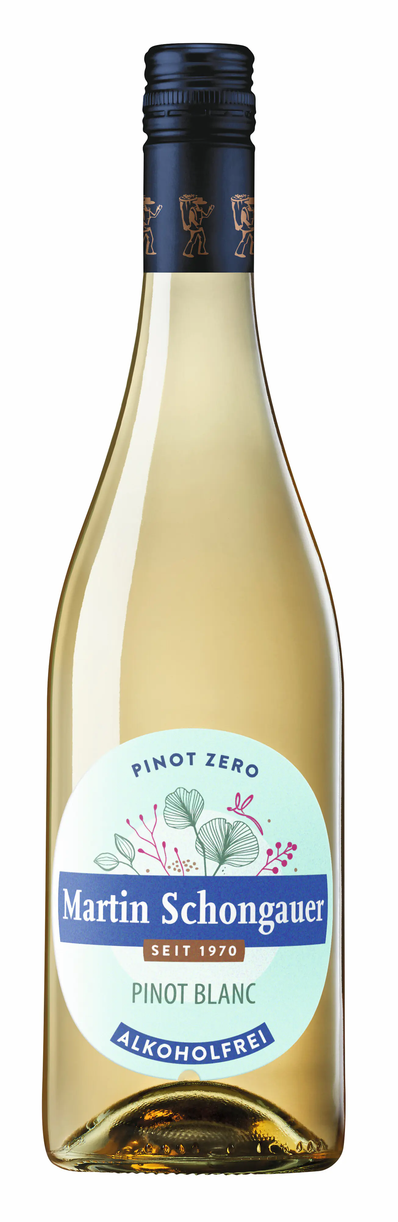Martin Schongauer Weißwein Pinot Zero alkoholfrei 1 x 0,75 l