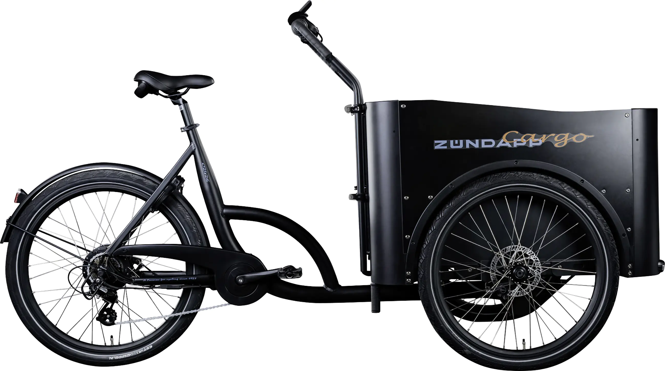 Zündapp E-Bike Lastenfahrrad C2426 26/24 Zoll RH 53cm 7-Gang 576 Wh schwarz