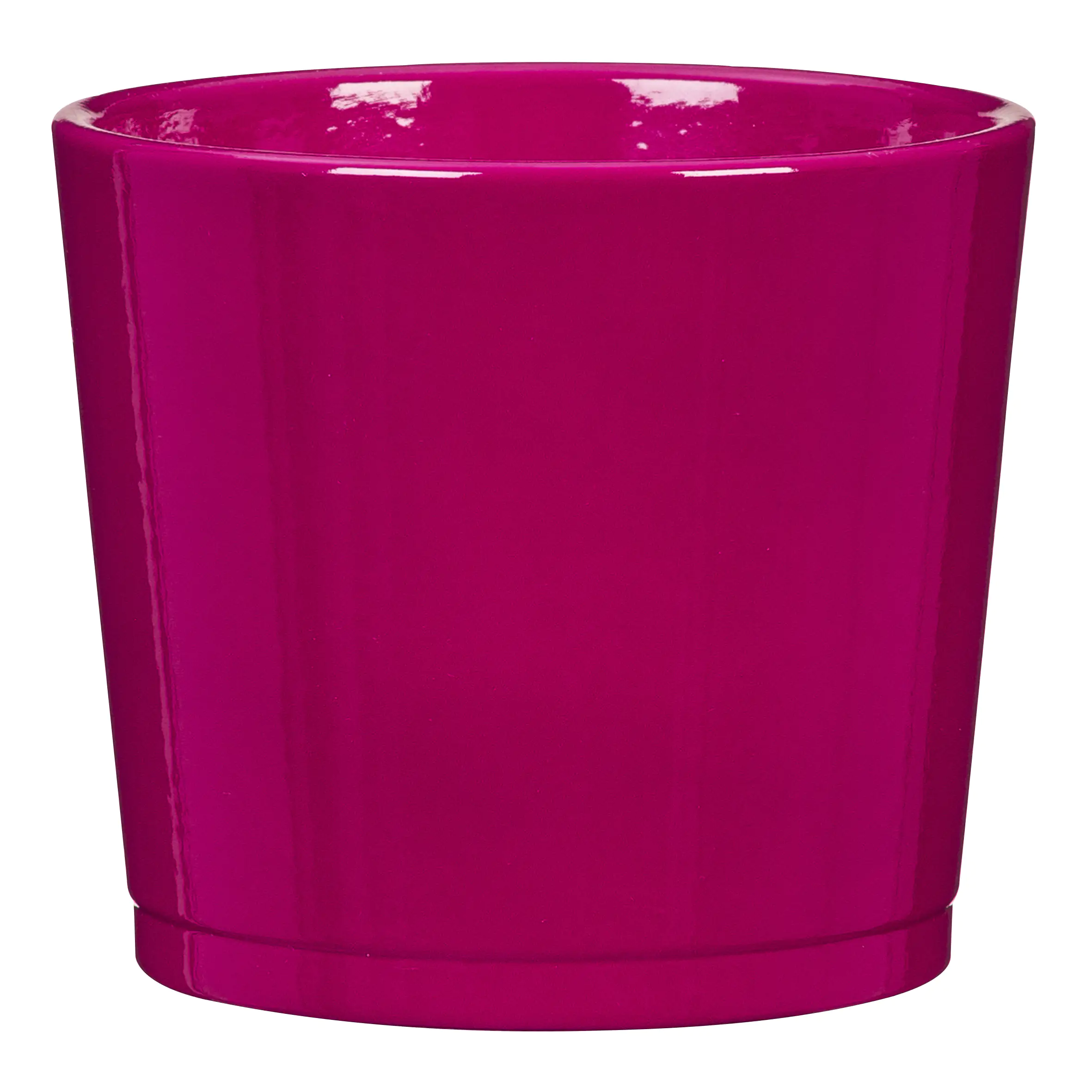 Scheurich Übertopf Ø 12 cm glossy ruby