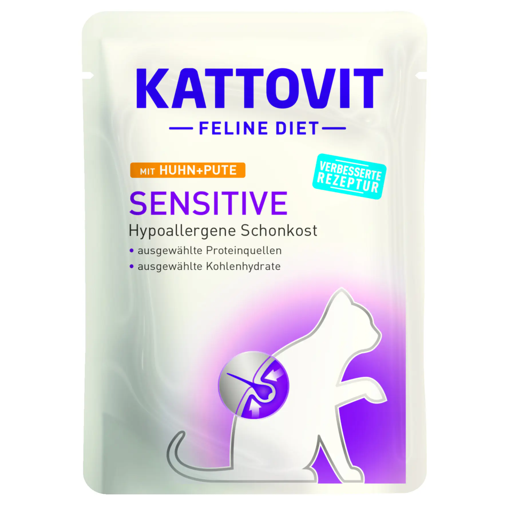 Kattovit Sensi Huhn und Pute Katzennassfutter 85 g