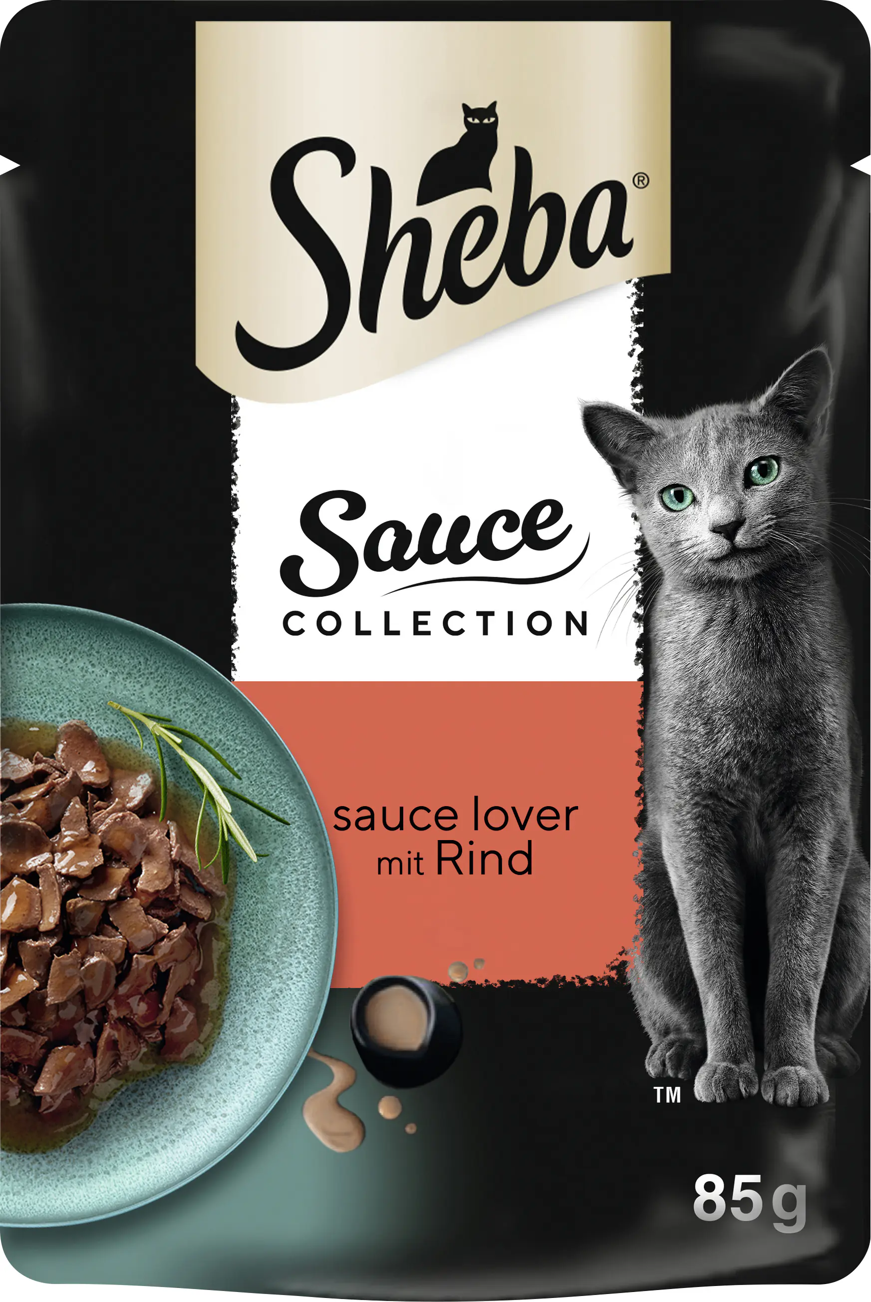 Sheba Katzennassfutter Adult 85 g Rind