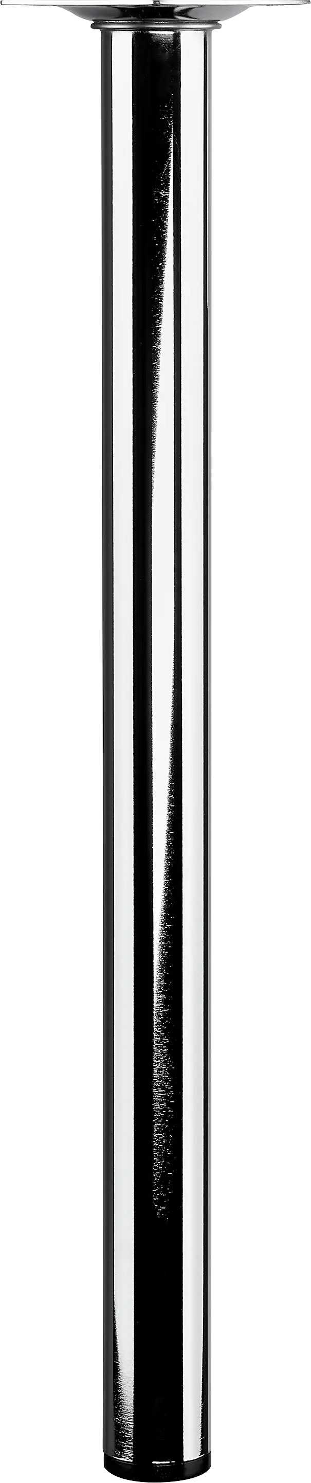 Hettich Tischbein 3,0 x 40 cm Stahl verchromt - 1 Stück