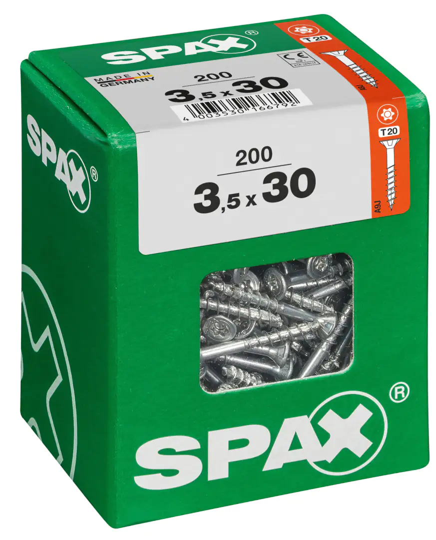 Spax Universalschrauben 3.5 x 30 mm TX 20 - 200 Stk.