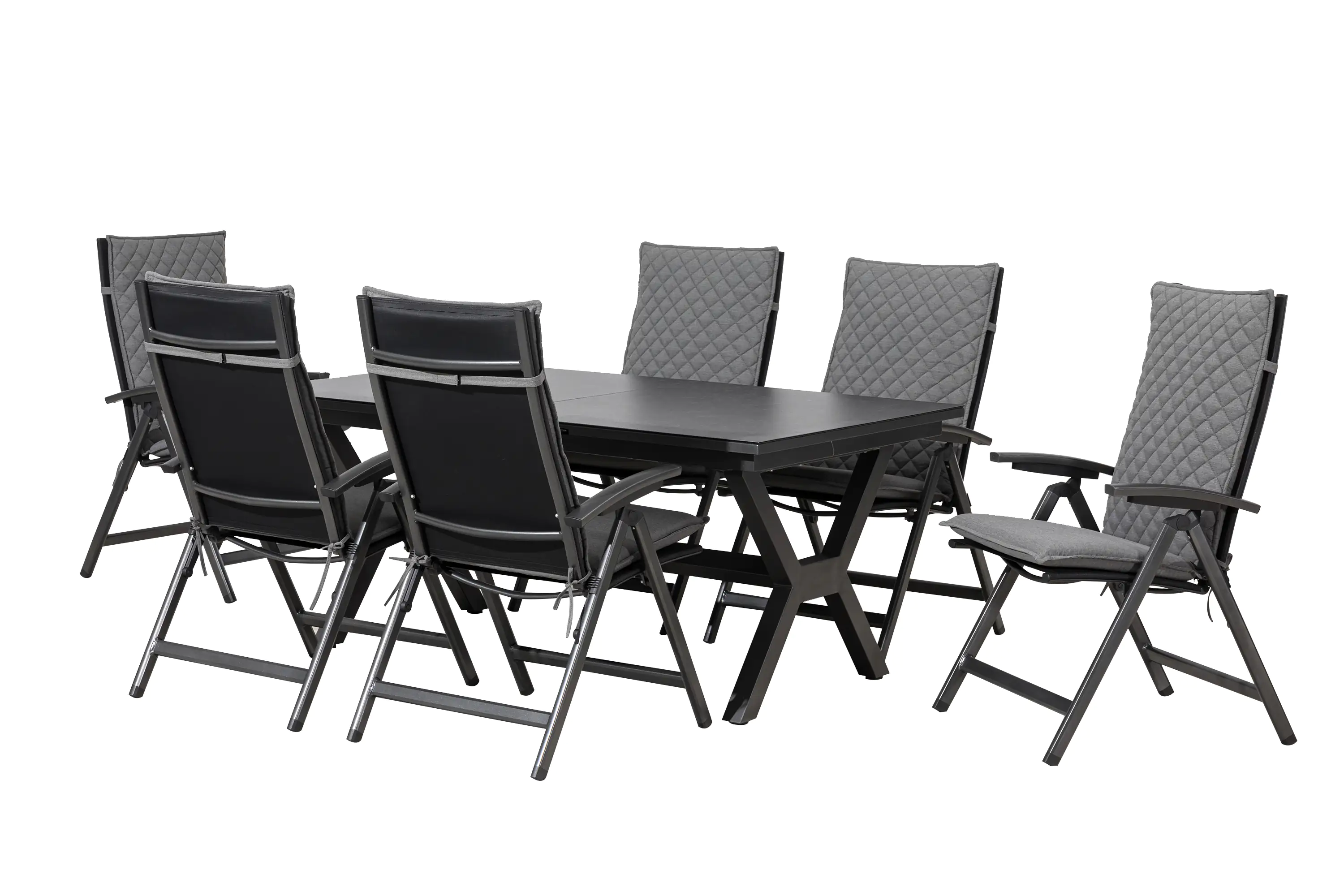 Primaster Allwetter Auflage mit wetterfestem Bezug in grau