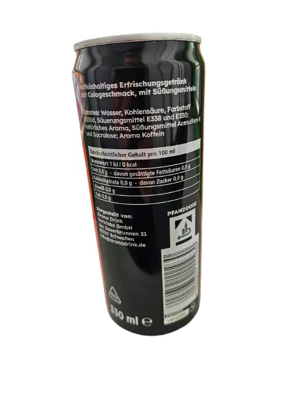 Globus Baumarkt Cola Zero 0,33 l EINWEG