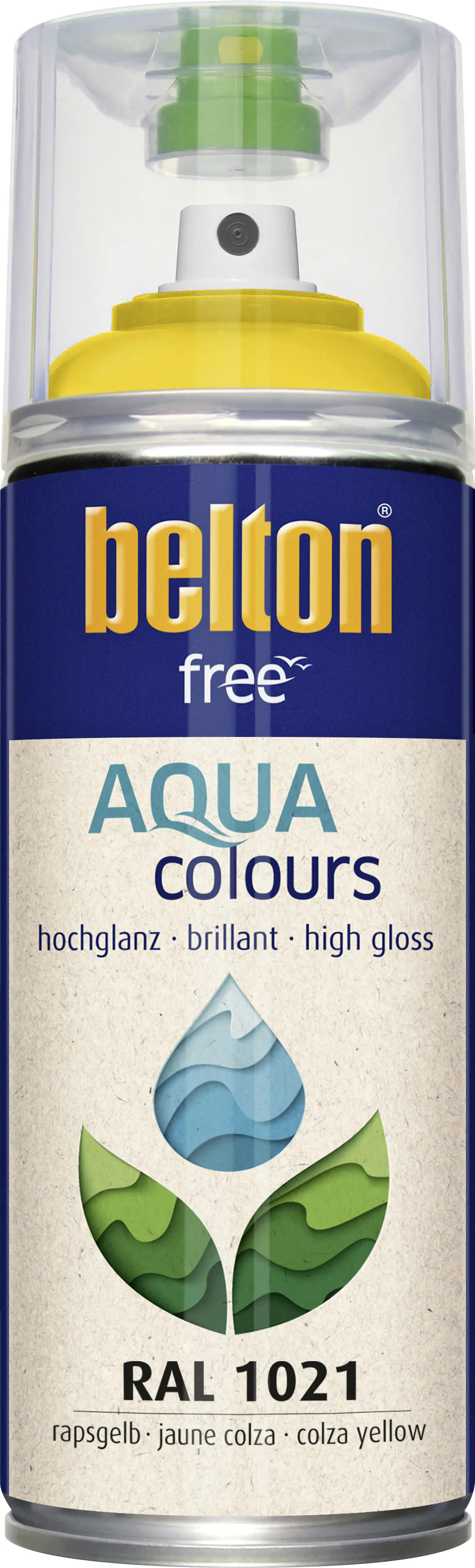 belton free Lackspray AQUAcolours 400 ml rapsgelb hochglanz belton free Lackspray AQUAcolours 400 ml rapsgelb hochglanz