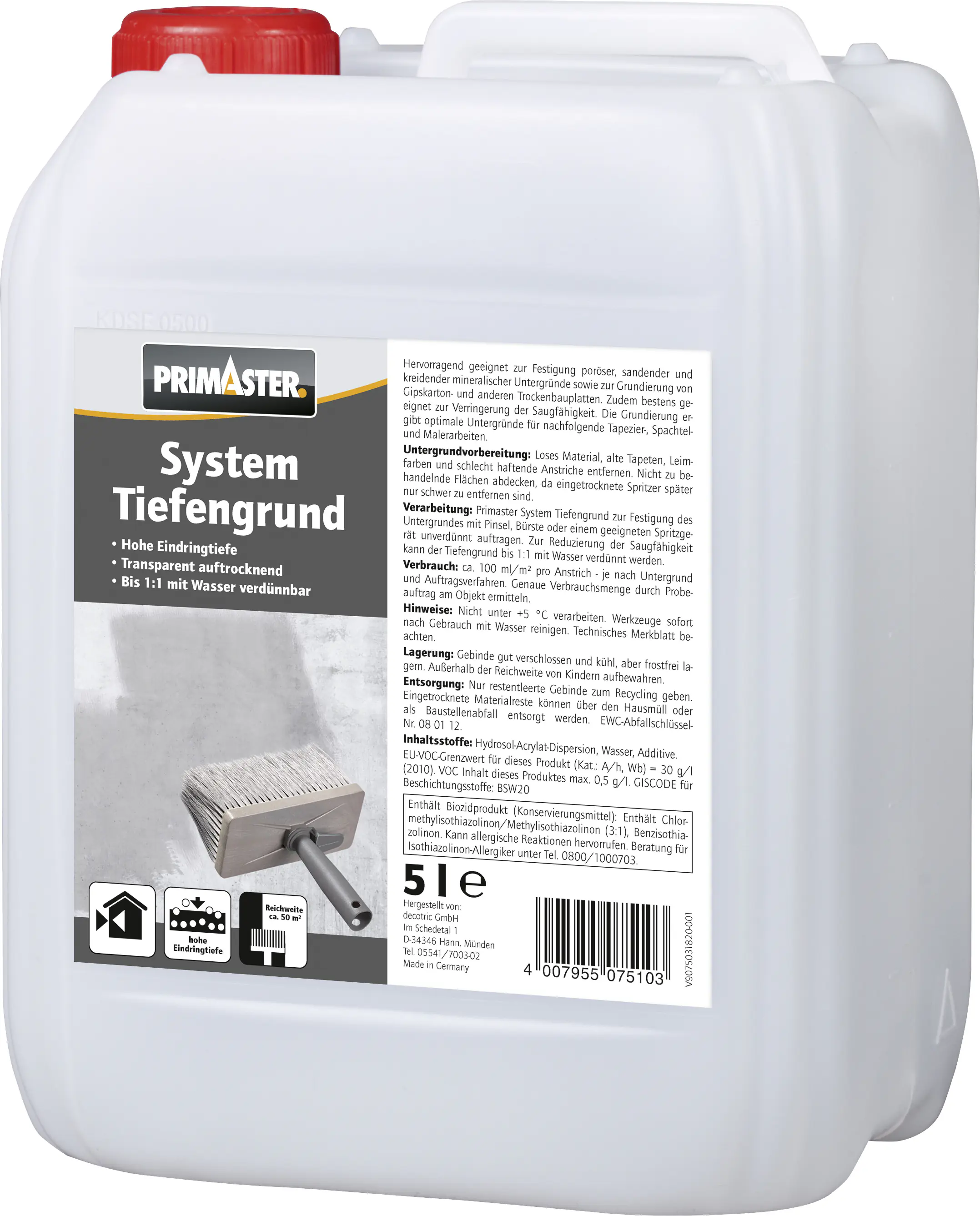 Primaster System Tiefengrund 5 l