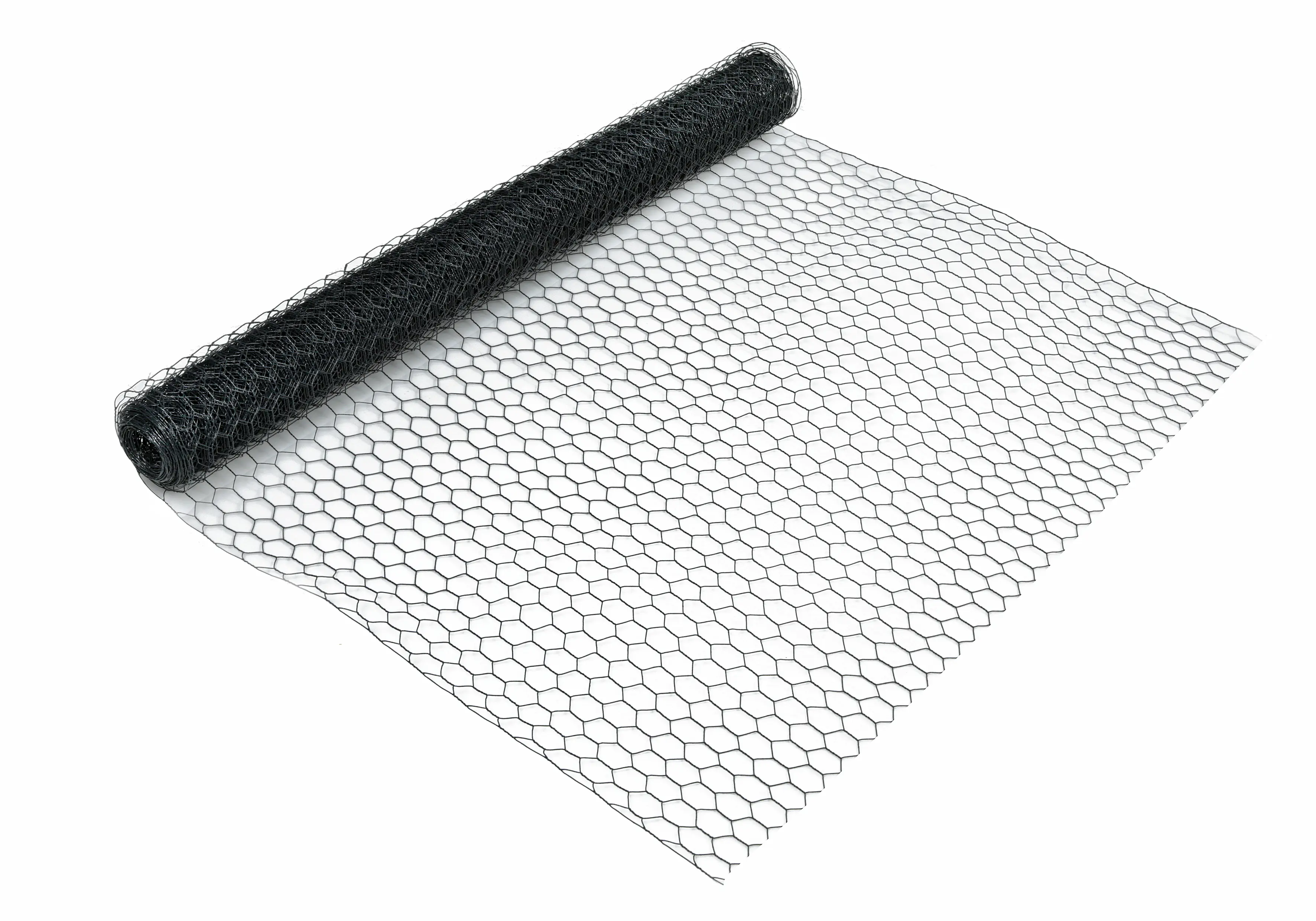 Floraworld Maschendraht-Zaun 10 x 1 m 25 mm Maschenweite Stärke anthrazit