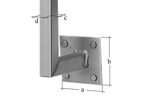 Alberts Geländerpfosten universal mit 120 mm