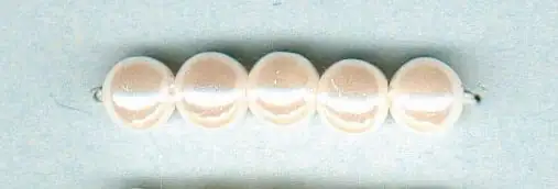 Glorex Wachs Perlen 6 mm 60 Stück, weiß