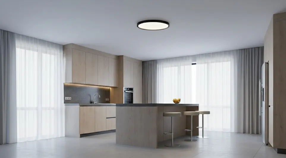 Ledvance Smart+ LED Deckenleuchte Orbis Disc schwarz Ø 50 cm 32 W