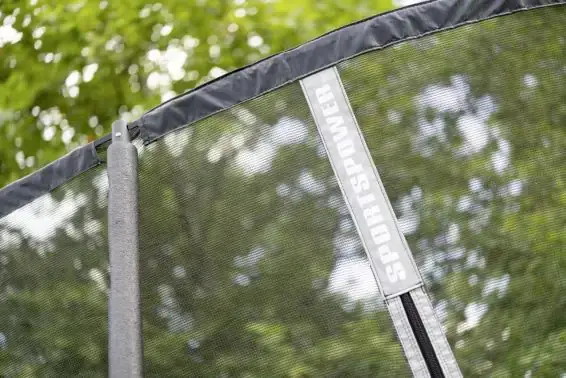 Sportspower Trampolin mit Sicherheitsnetz und Leiter anthrazit Ø 366 cm 