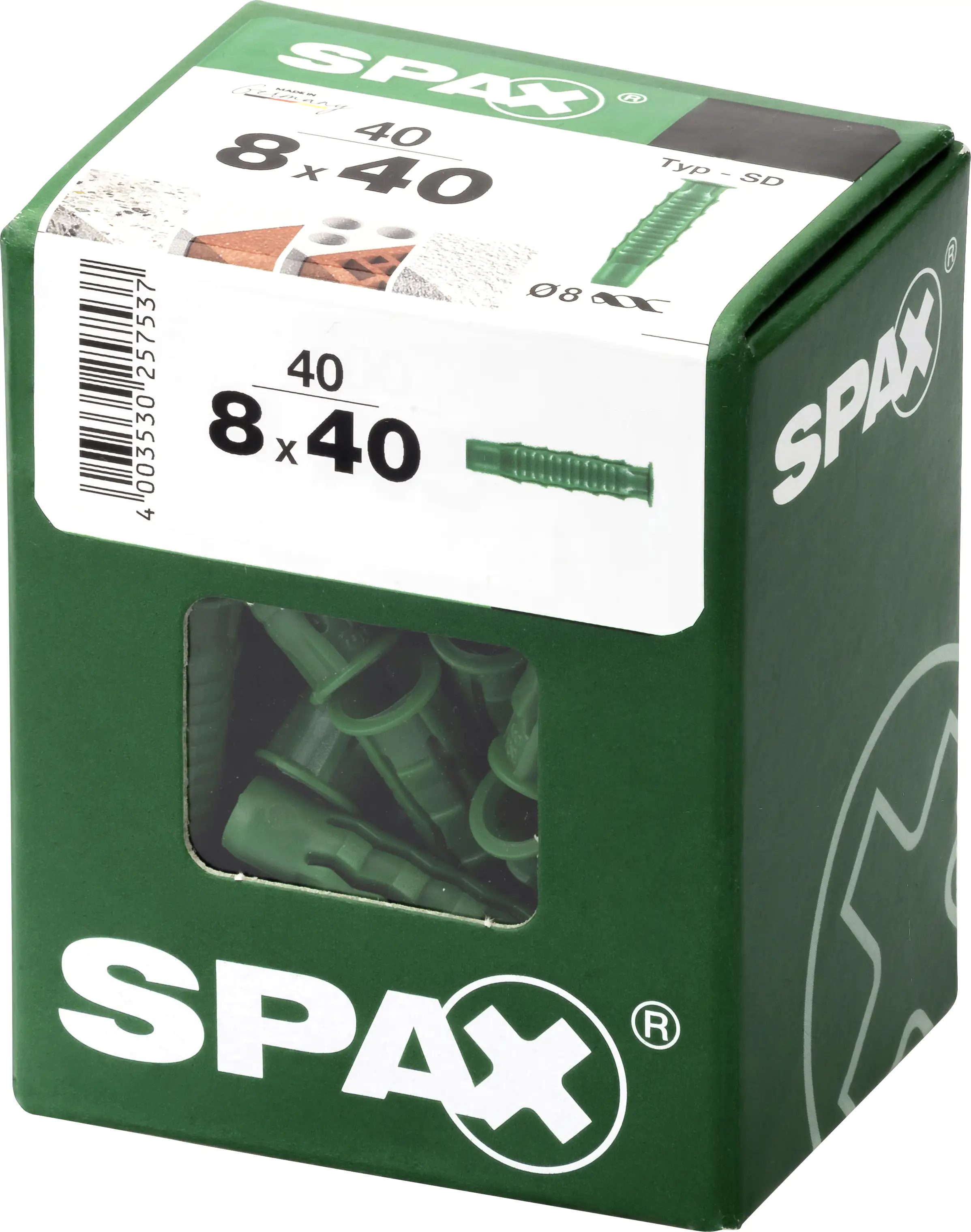 Spax Spreizdübel 8.0 x 40 mm - 40 Stück Spax Spreizdübel 8.0 x 40 mm - 40 Stück