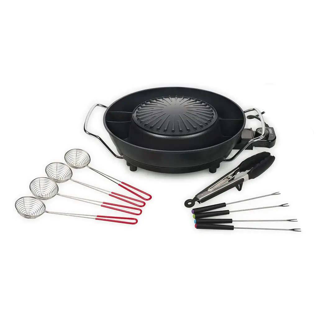 Tristar Hotpot PZ-9131 Elektro-Fondue & Grill Set, 1800 Watt