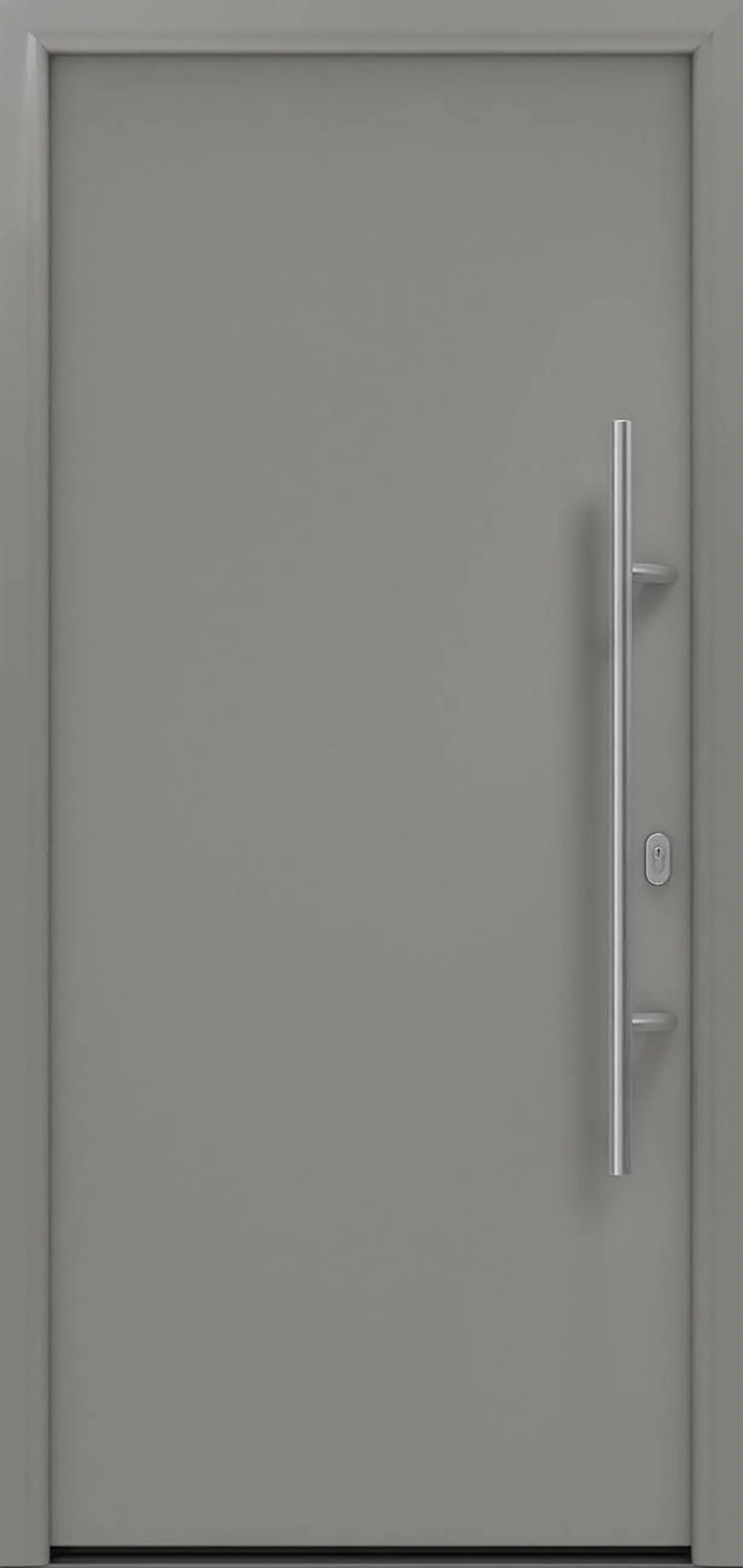 EcoStar Haustür ISOPRO IP 010 graualuminium 110 x 210 cm