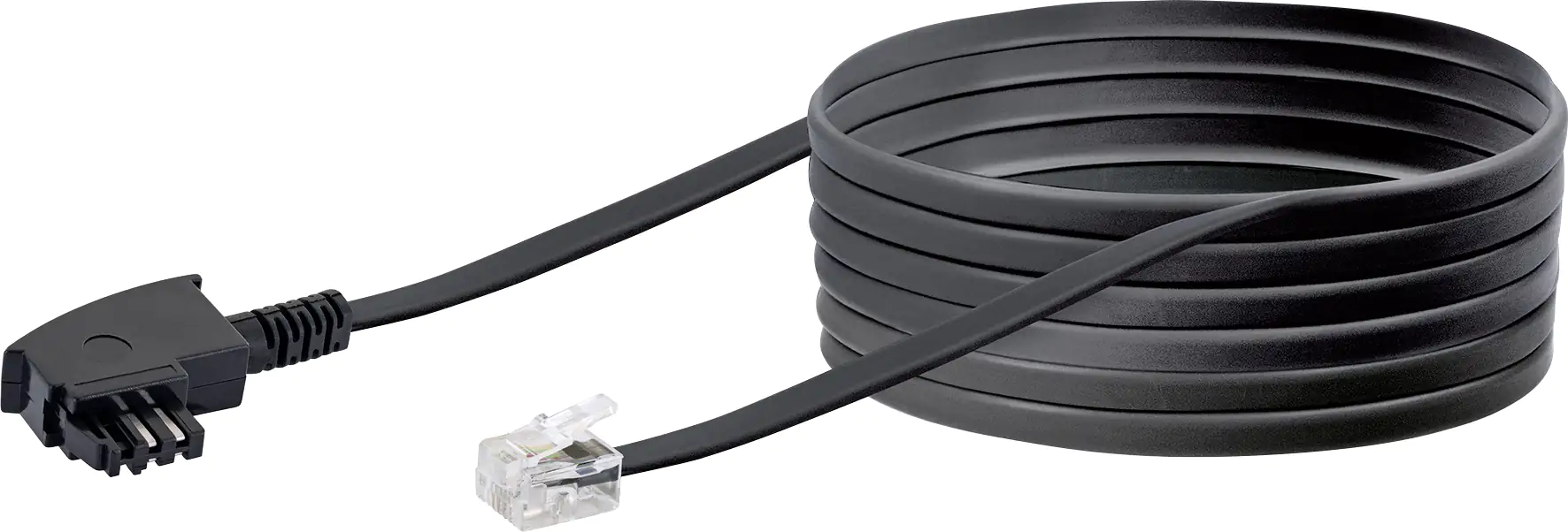 Schwaiger Telefon Anschlusskabel TAL6237 533 TAE (N) RJ11 schwarz, 10,0m, 1x TAE (N) / 1x RJ11 Schwaiger Telefon Anschlusskabel TAL6237 533 TAE (N) RJ11 schwarz, 10,0m, 1x TAE (N) / 1x RJ11