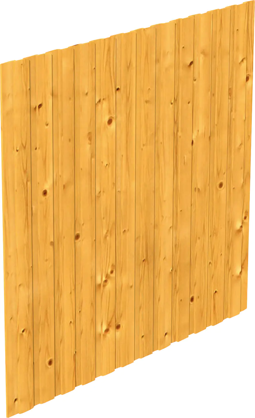 SKAN HOLZ Seitenwand Deckelschalung 230 x 220 cm Fichte