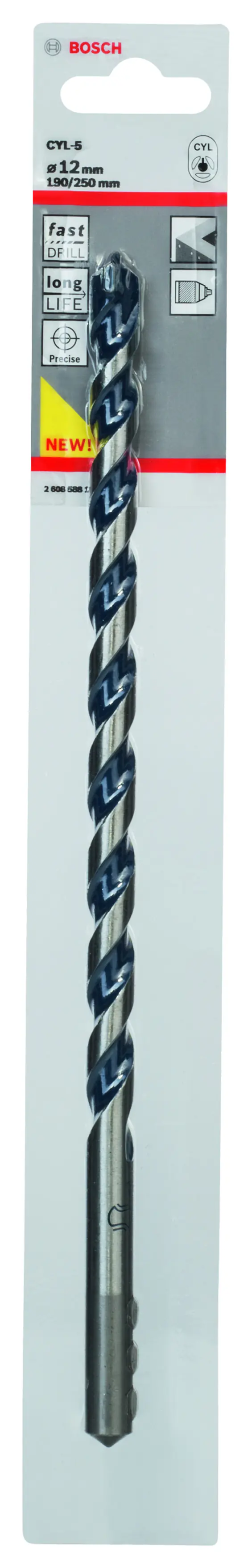 Bosch Betonbohrer CYL-5 12 x 190 mm Bosch Betonbohrer CYL-5 12 x 190 mm