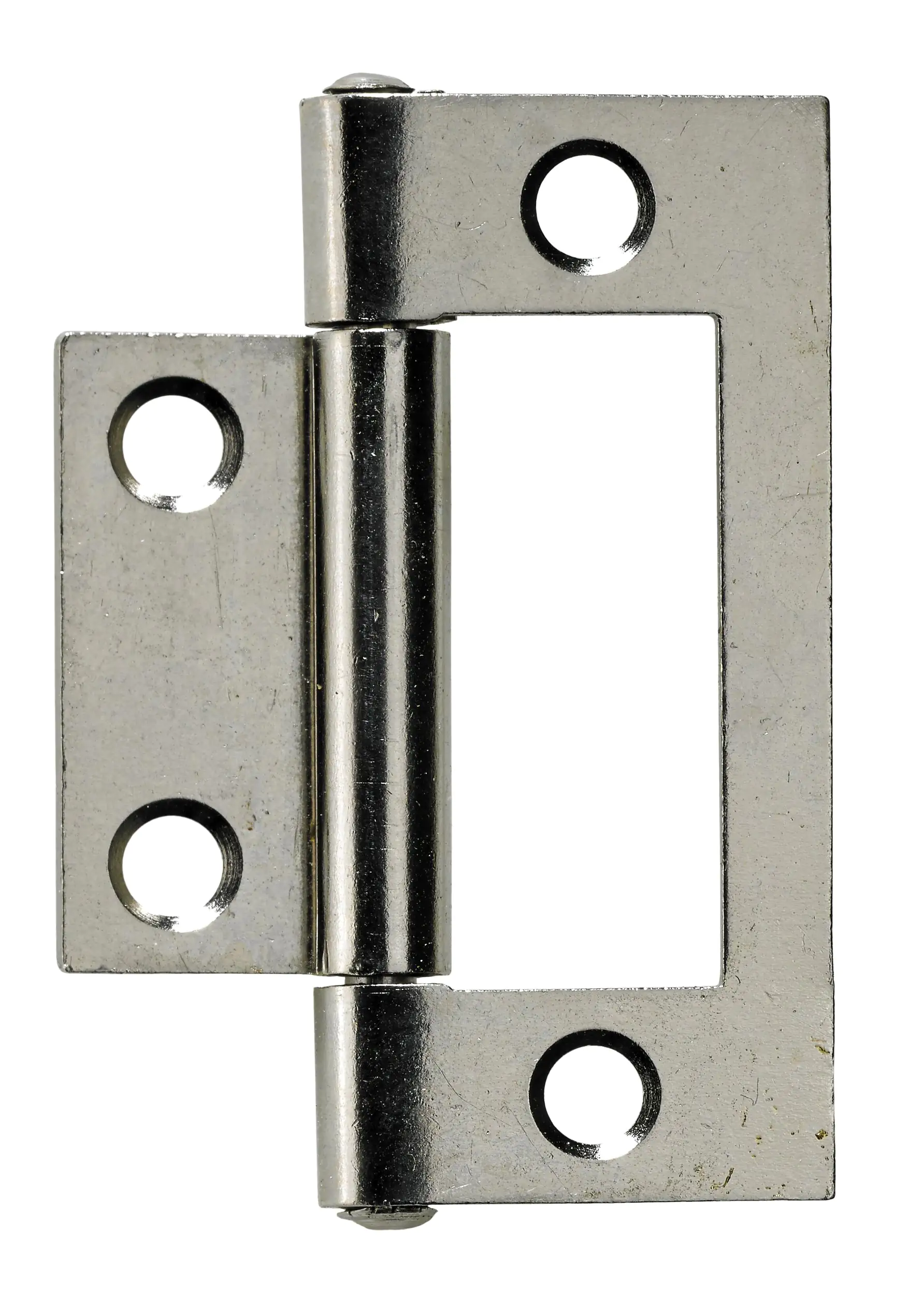 Hettich Lamellentürscharnier 50 x 23 mm, vernickelt, 2 Stück