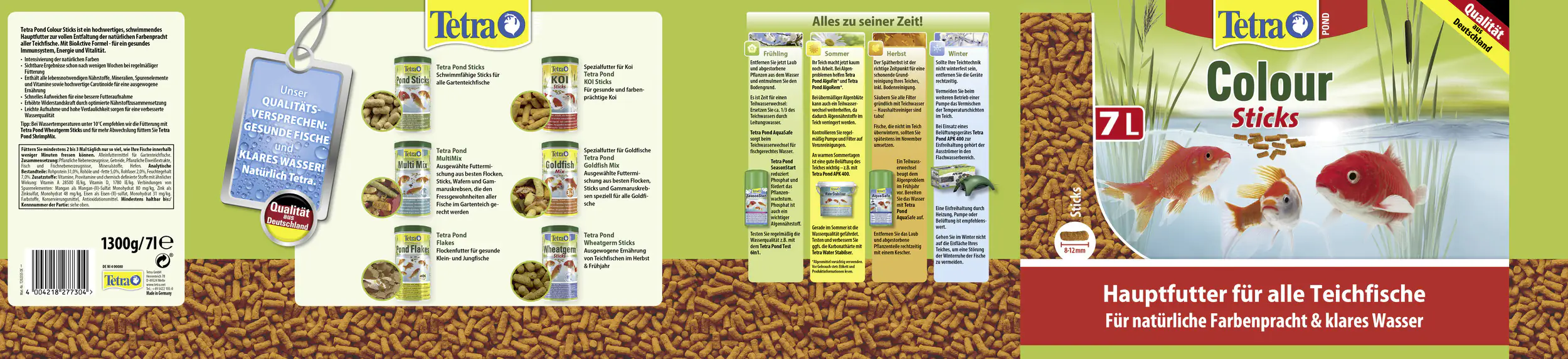 Tetra Pond Colour Sticks 7 L Eimer