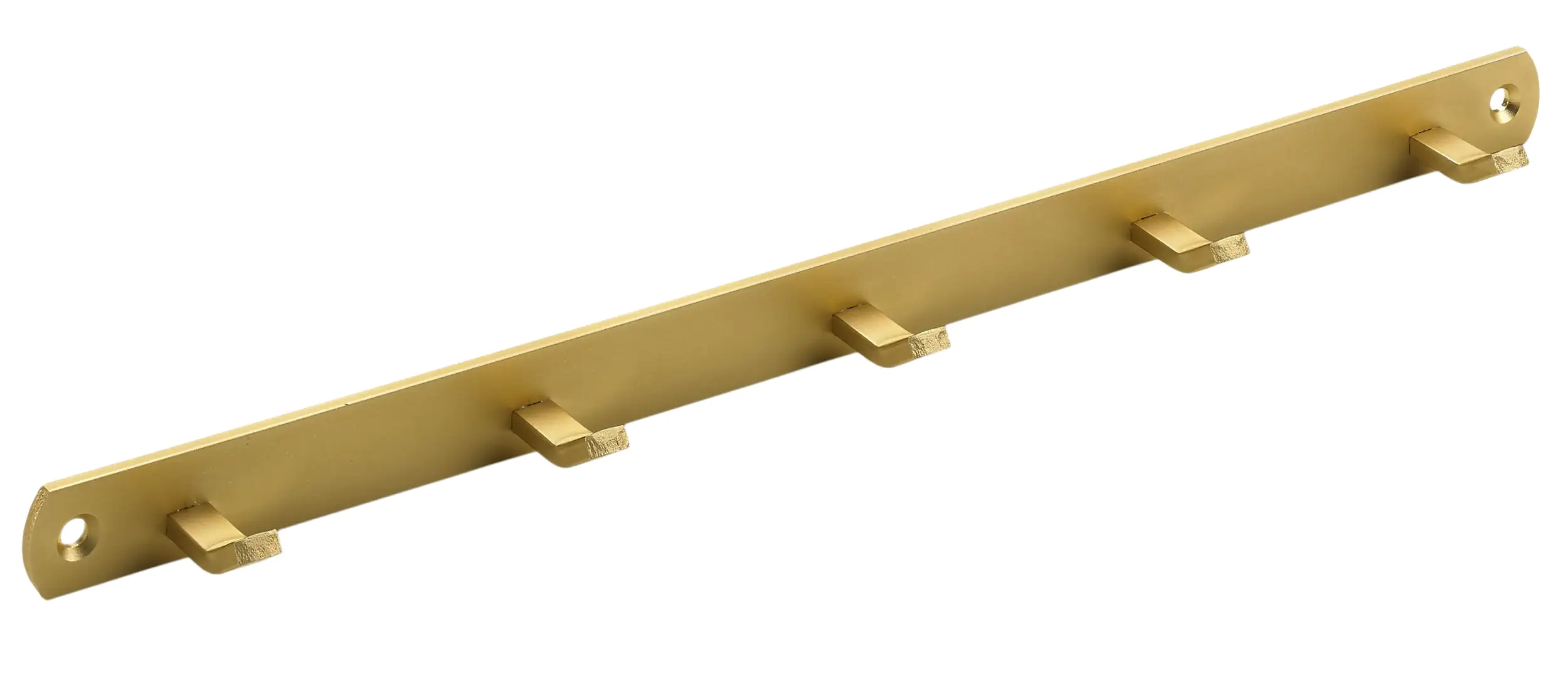 Hettich Garderobenleiste 5 Haken 34,0 x 2,0 x 3,0 cm gold Hettich Garderobenleiste 5 Haken 34,0 x 2,0 x 3,0 cm gold
