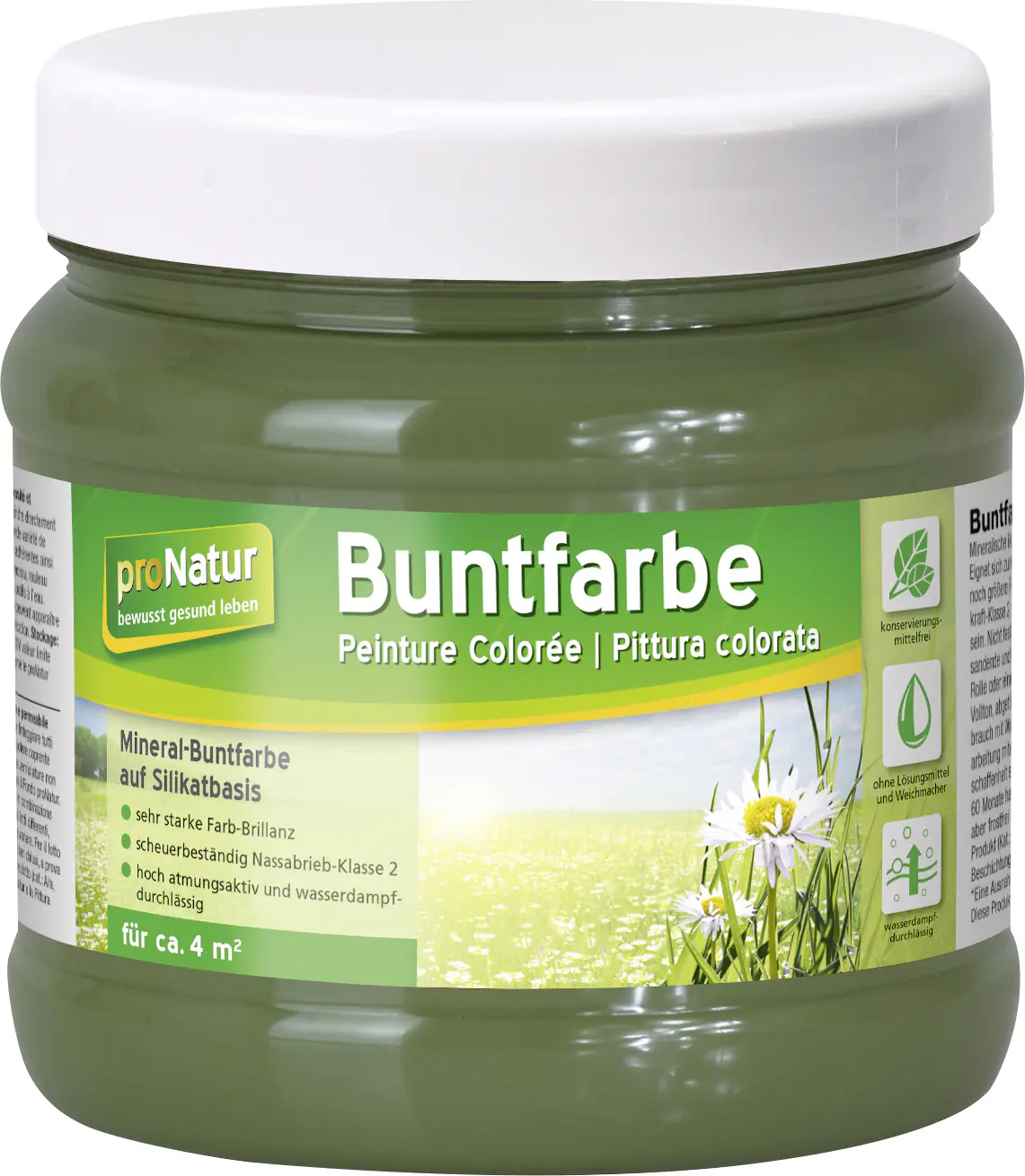 proNatur Buntfarbe 750 ml frischer Farn proNatur Buntfarbe 750 ml frischer Farn