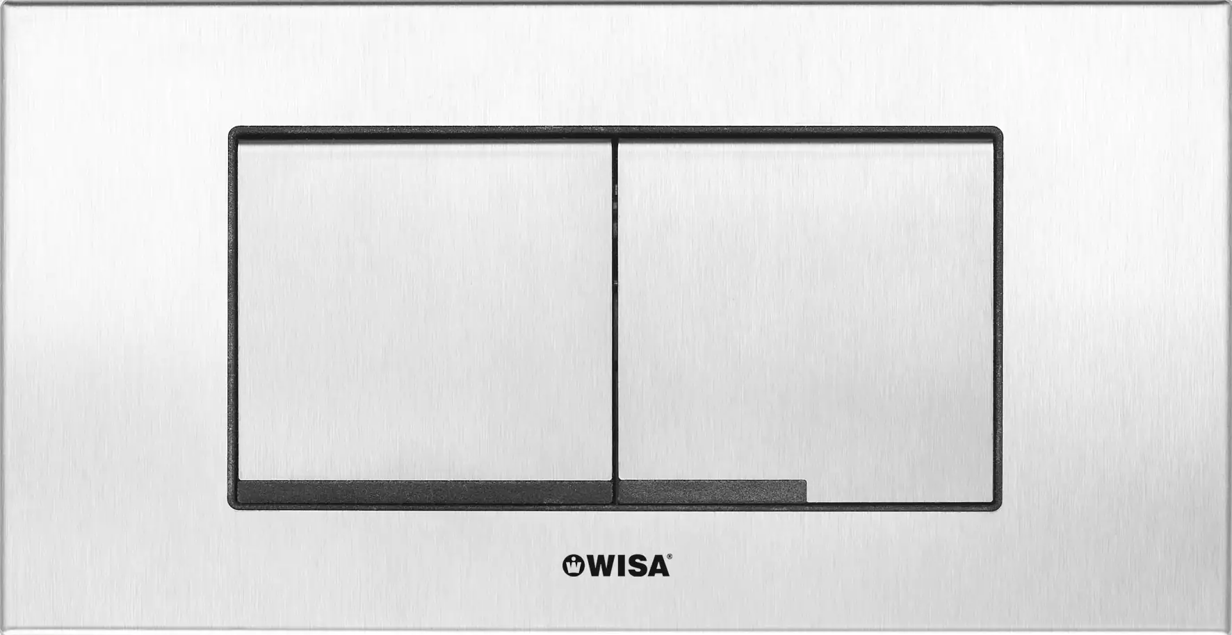 Wisa Betätigungsplatte XT Kantos DF edelstahl gebürstet