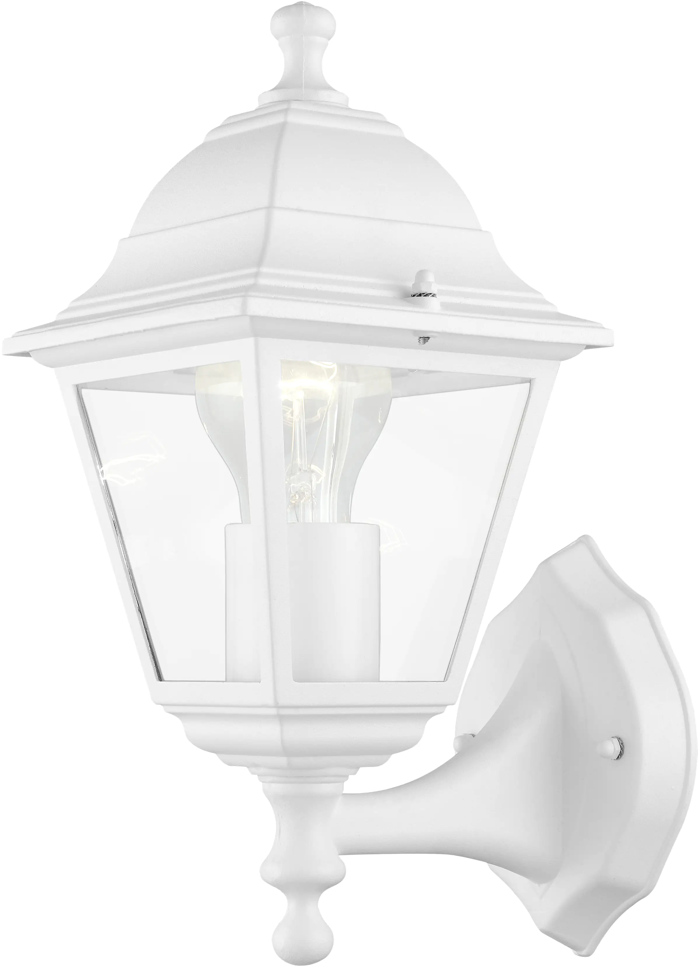 Eglo Außen-Wandleuchte Belfort 1 weiß E27, max. 60 W