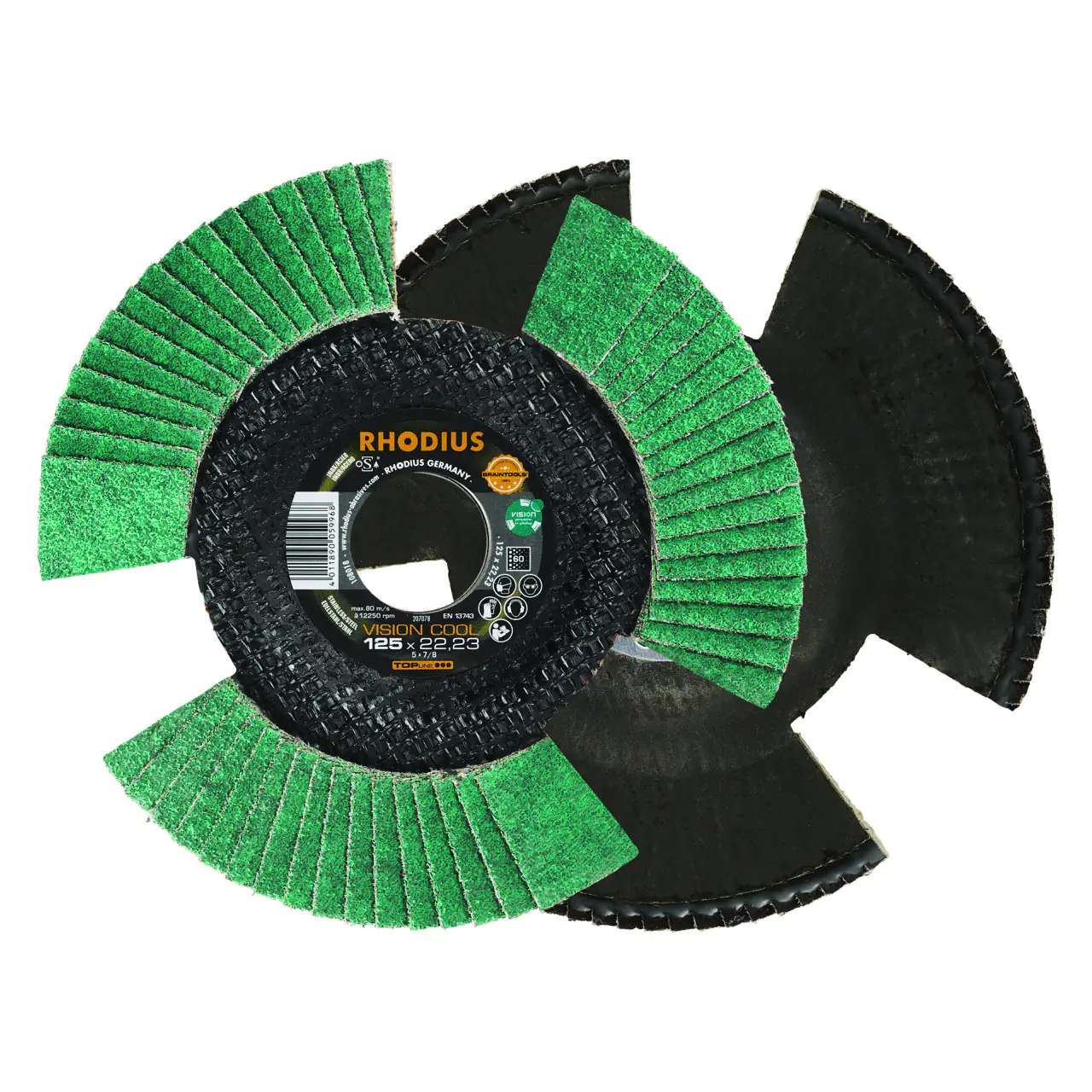Rhodius Schleifscheibe Vision K60 Stahl Ø 125 mm Bohrung 22,23 mm Rhodius Schleifscheibe Vision K60 Stahl Ø 125 mm Bohrung 22,23 mm