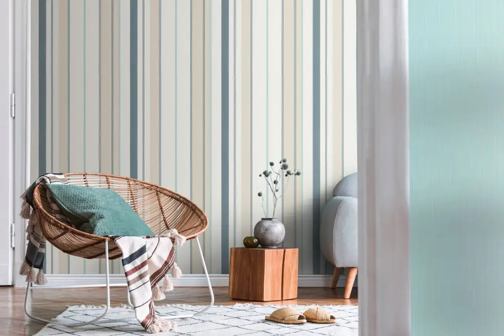 Erismann Vliestapete 10139-08 streifen blau 10,05 x 0,53 m