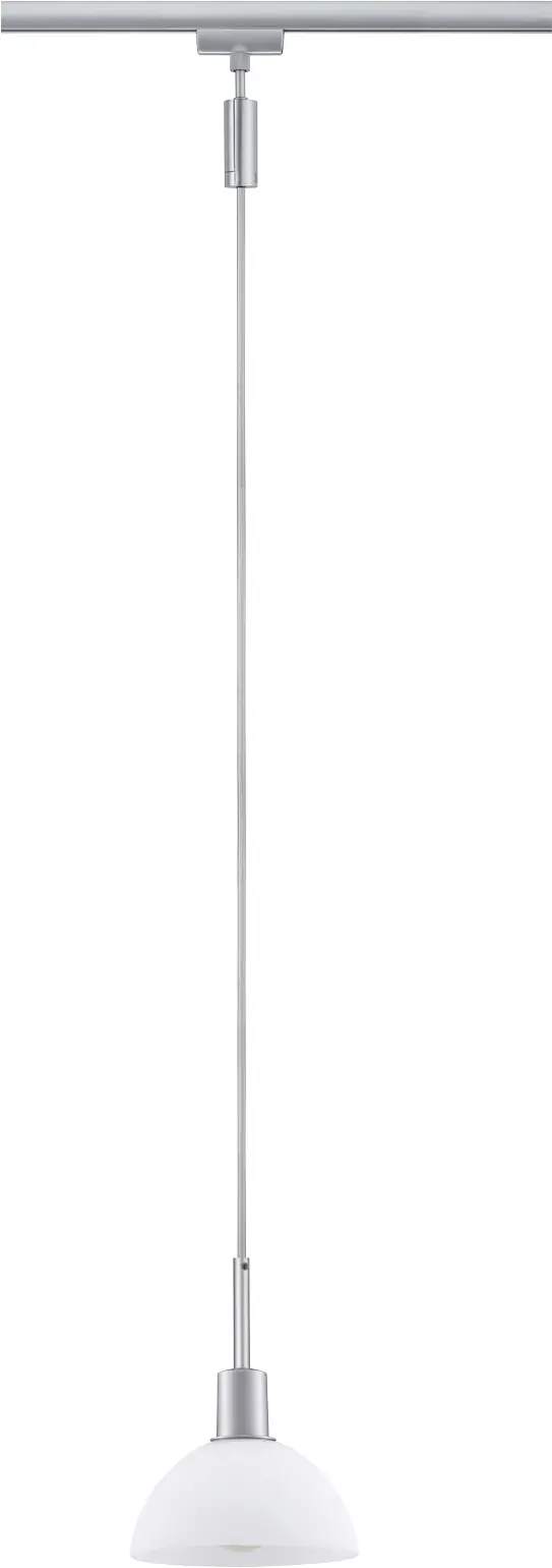 Paulmann URail Pendel Sarrasani E14 chrom matt opal 1,40 m max. 20 W