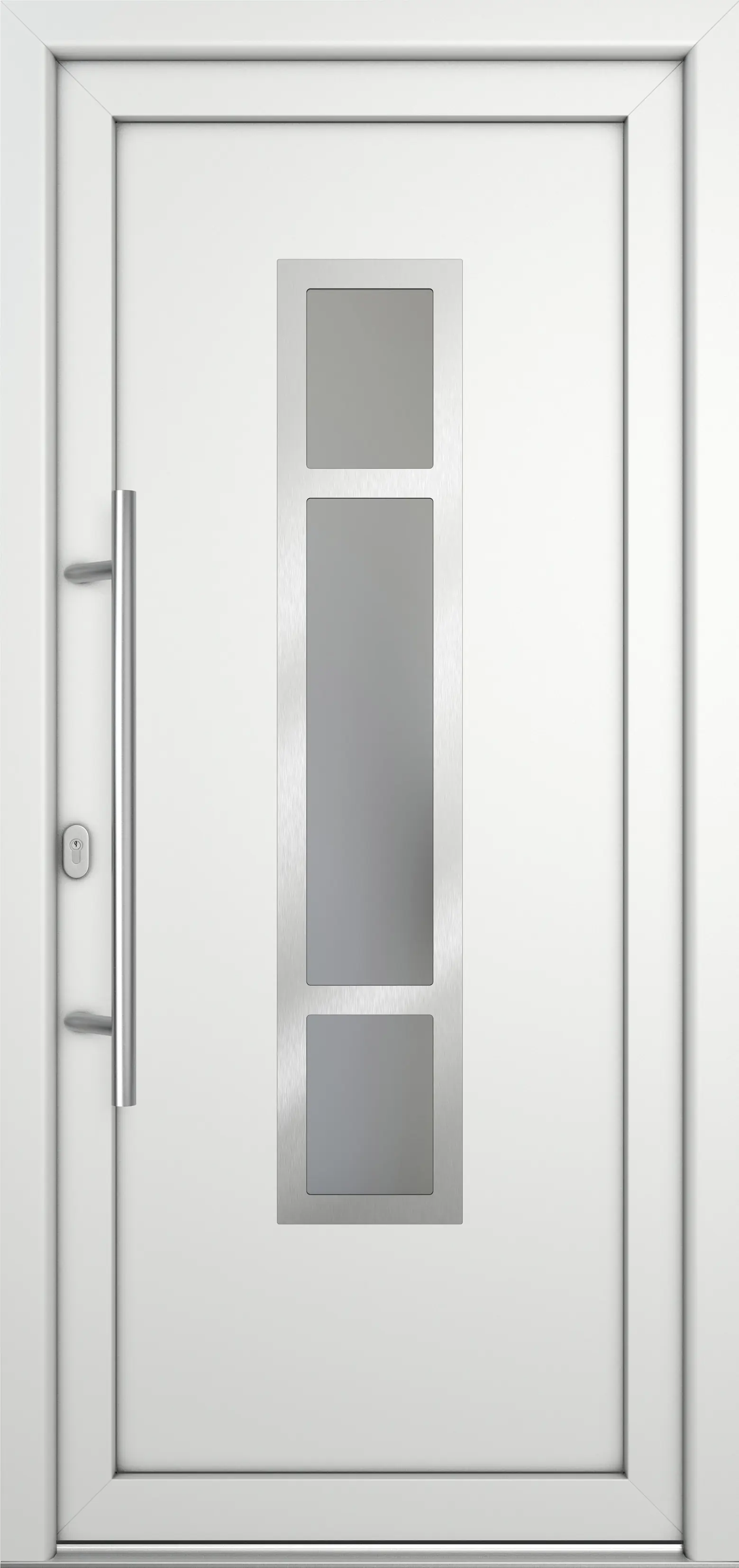 Meeth Haustür Signum Pro PVC Modell 87 88 x 200 cm DIN Links weiß