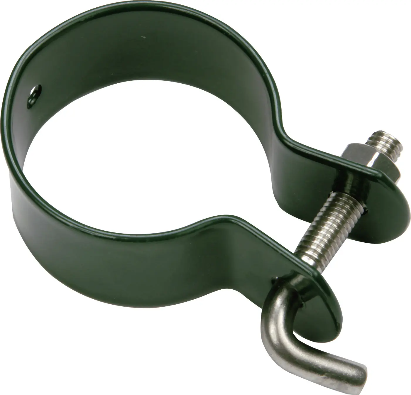 Floraworld Zaunschelle mit Hakenschraube Ø 4 cm moosgrün