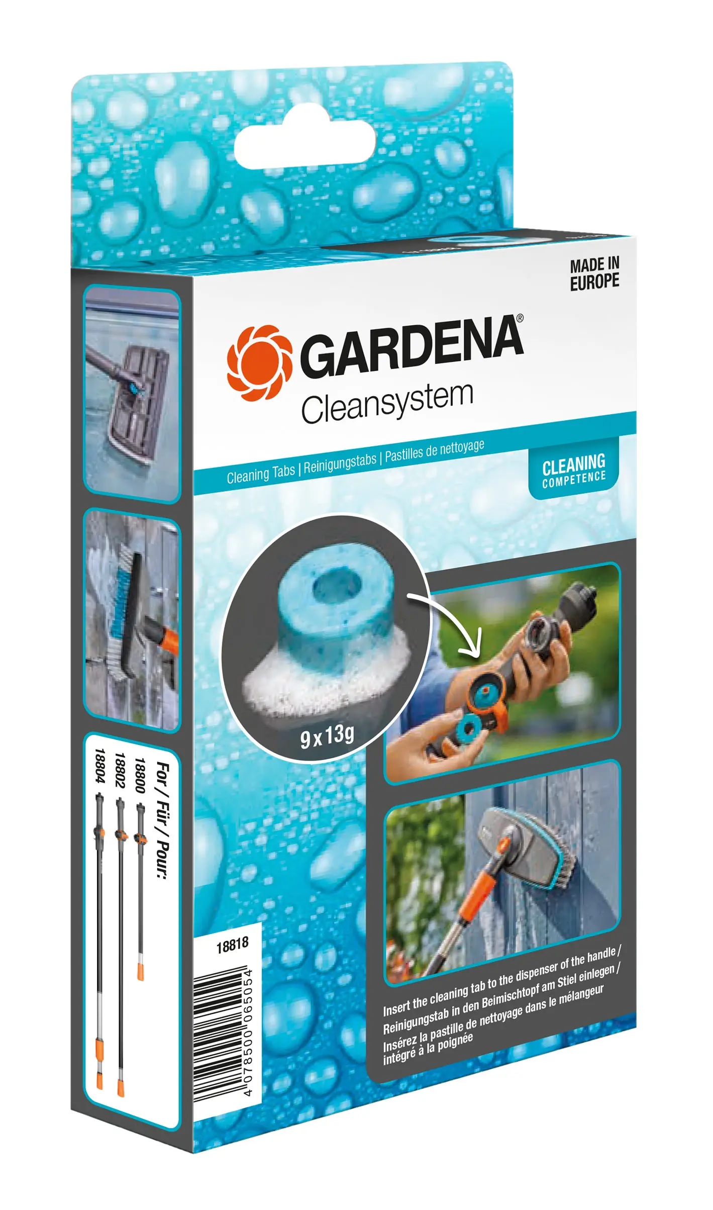 Gardena Reinigungstabs für Stiele + Stielbürsten Cleansystem 9 Stück Gardena Reinigungstabs für Stiele + Stielbürsten Cleansystem 9 Stück