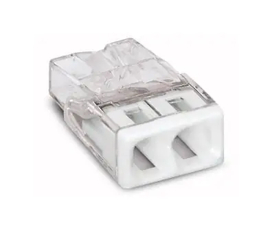 Wago Compact Steckklemme Anzahl Leiter: 2, 0,5- 2,5 mm², 10 Stück